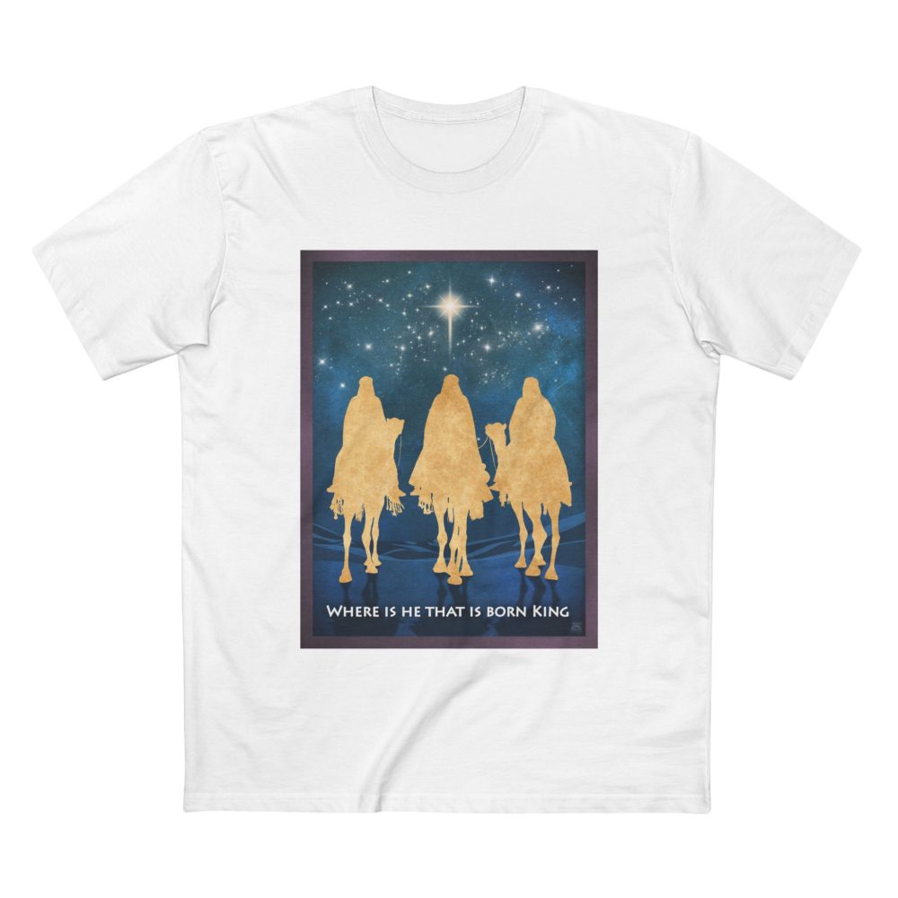 Halo House The Magi Christian T Shirt featuring inspirational biblical faith design