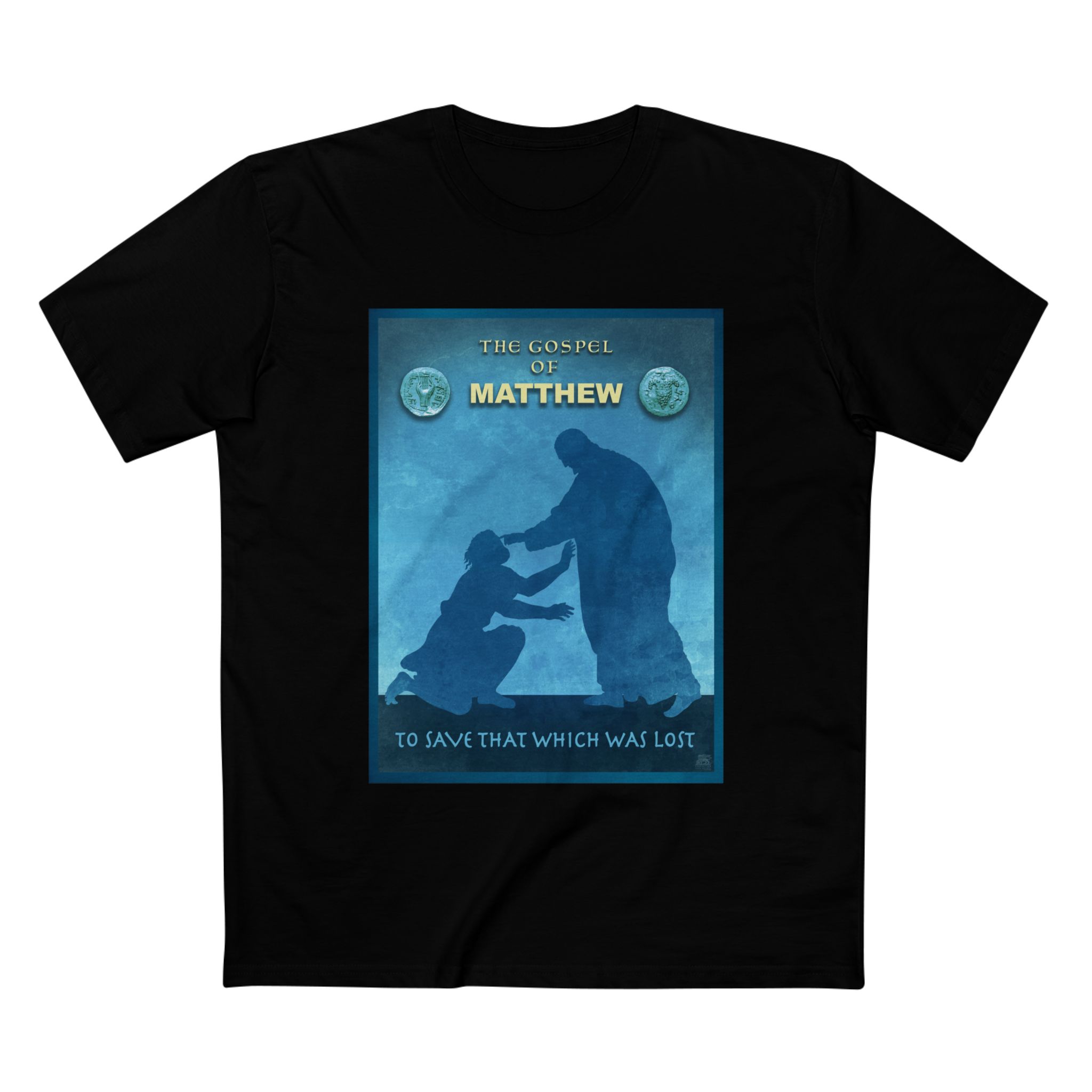The Gospel of Matthew Christian T-Shirt Halo House The Gospel of Matthew Christian T-Shirt - Image 3