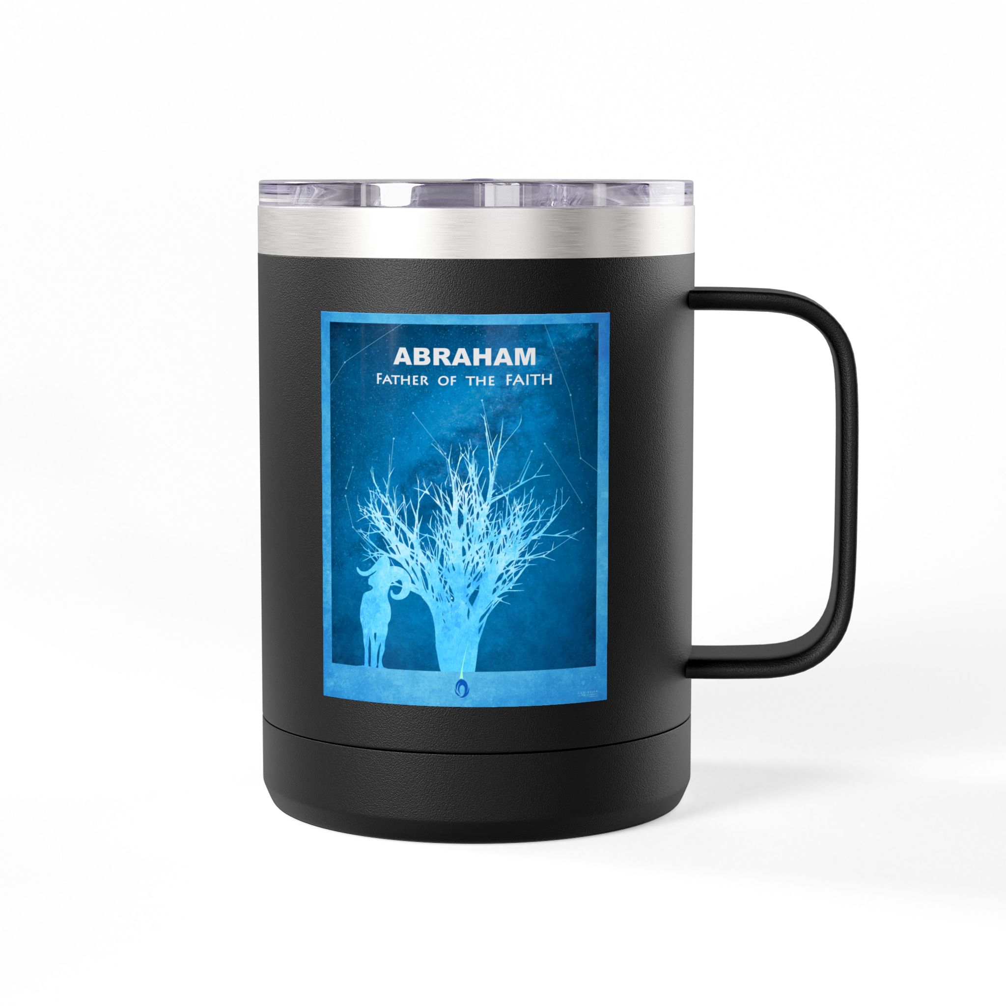 Abraham Father of the Faith Christian Travel Mug - Bible Coffee Mug 15oz 6 Abraham Father of the Faith Christian Travel Mug - Bible Coffee Mug 15oz - Image 6