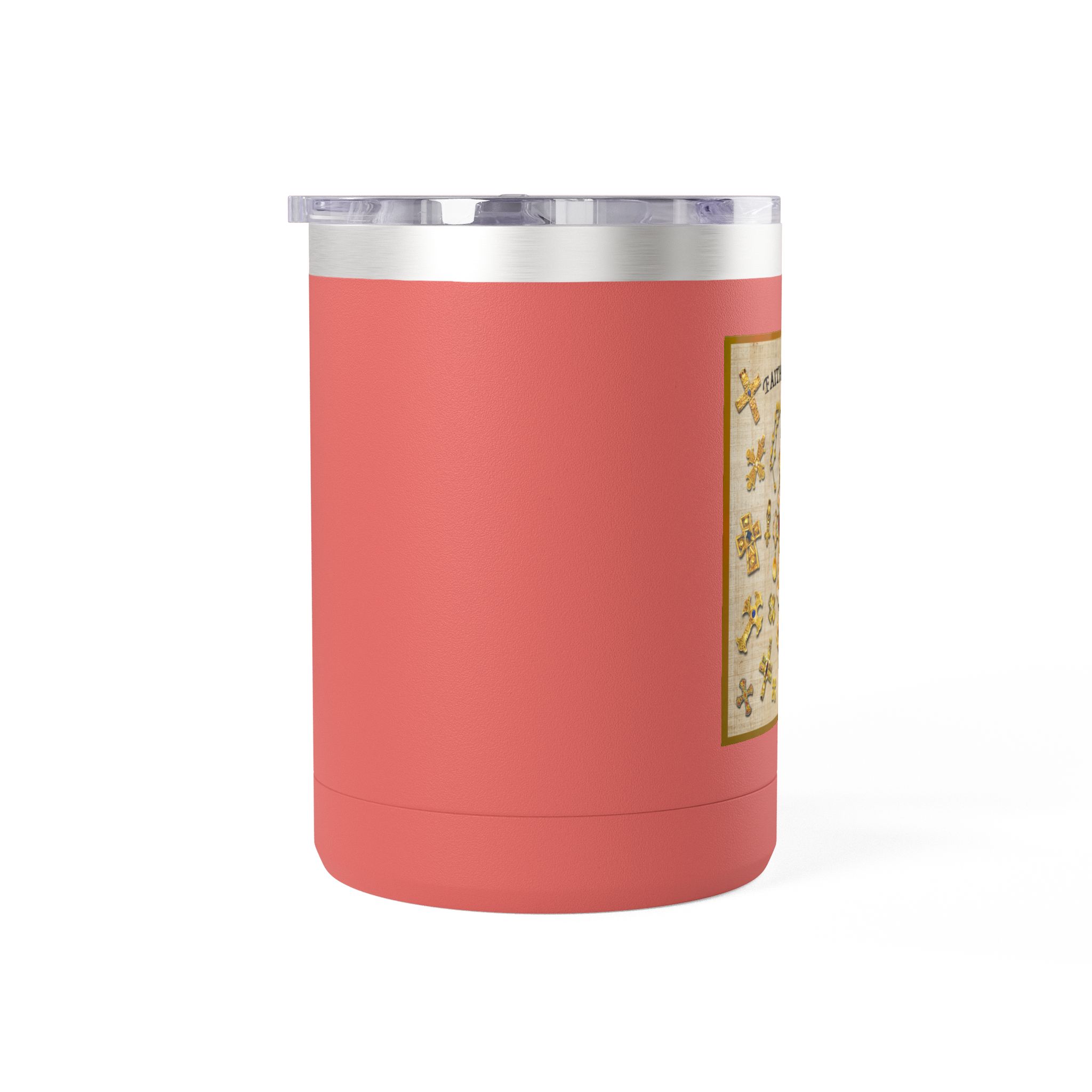 Golden Crosses Christian Travel Mug - Christian Coffee Mug 15oz 5 Golden Crosses Christian Travel Mug - Christian Coffee Mug 15oz - Image 5