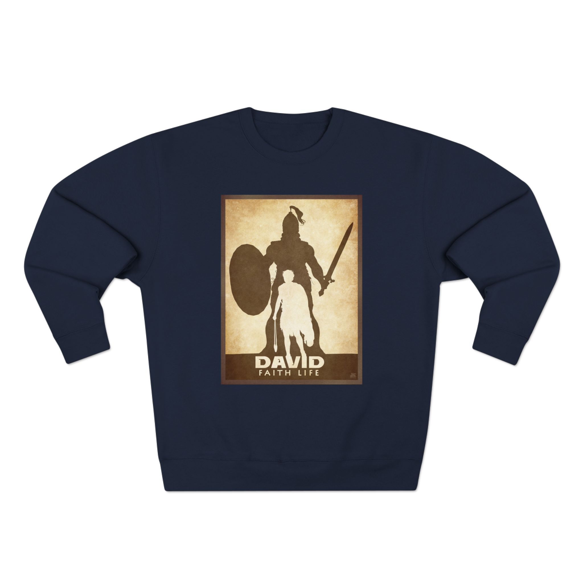 David and Goliath, Faith Life : Sweatshirt Halo House David and Goliath, Faith Life : Sweatshirt - Image 13