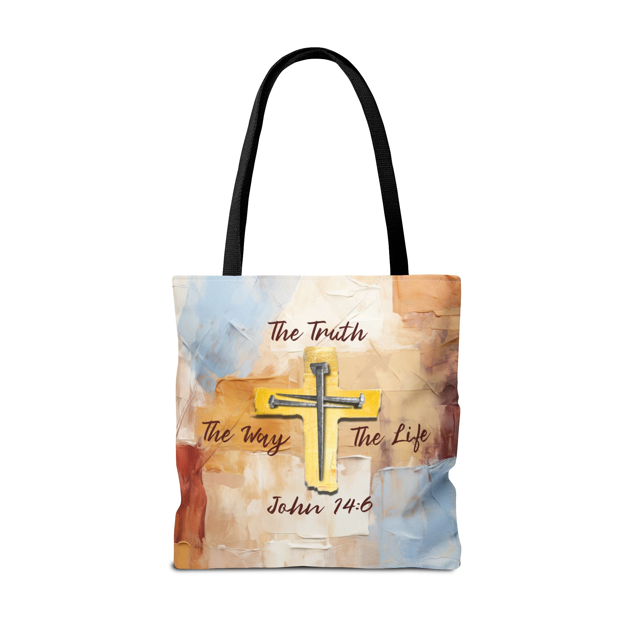 The Truth, The Way, The Life Christian Tote Bag - John 14:6 Inspirational Faith Tote Bag 2 The Truth, The Way, The Life Christian Tote Bag - John 14:6 Inspirational Faith Tote Bag - Image 2
