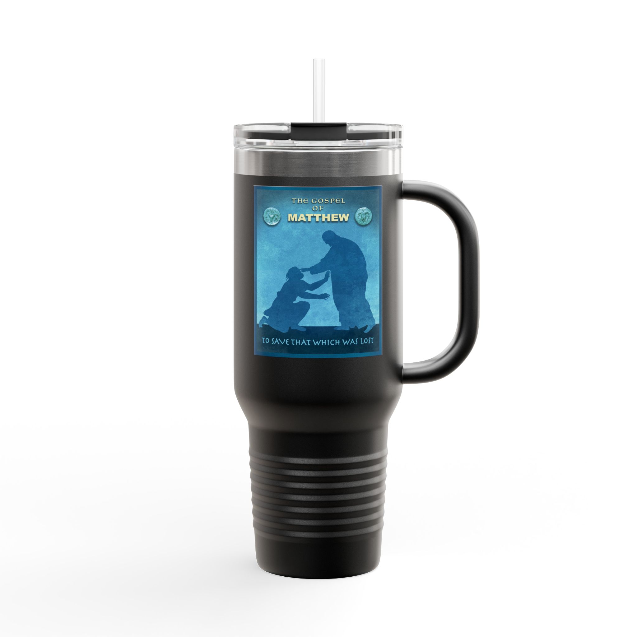 Gospel of Matthew Christian Tumbler 40oz - Bible History Insulated Tumbler 5 Gospel of Matthew Christian Tumbler 40oz - Bible History Insulated Tumbler - Image 5