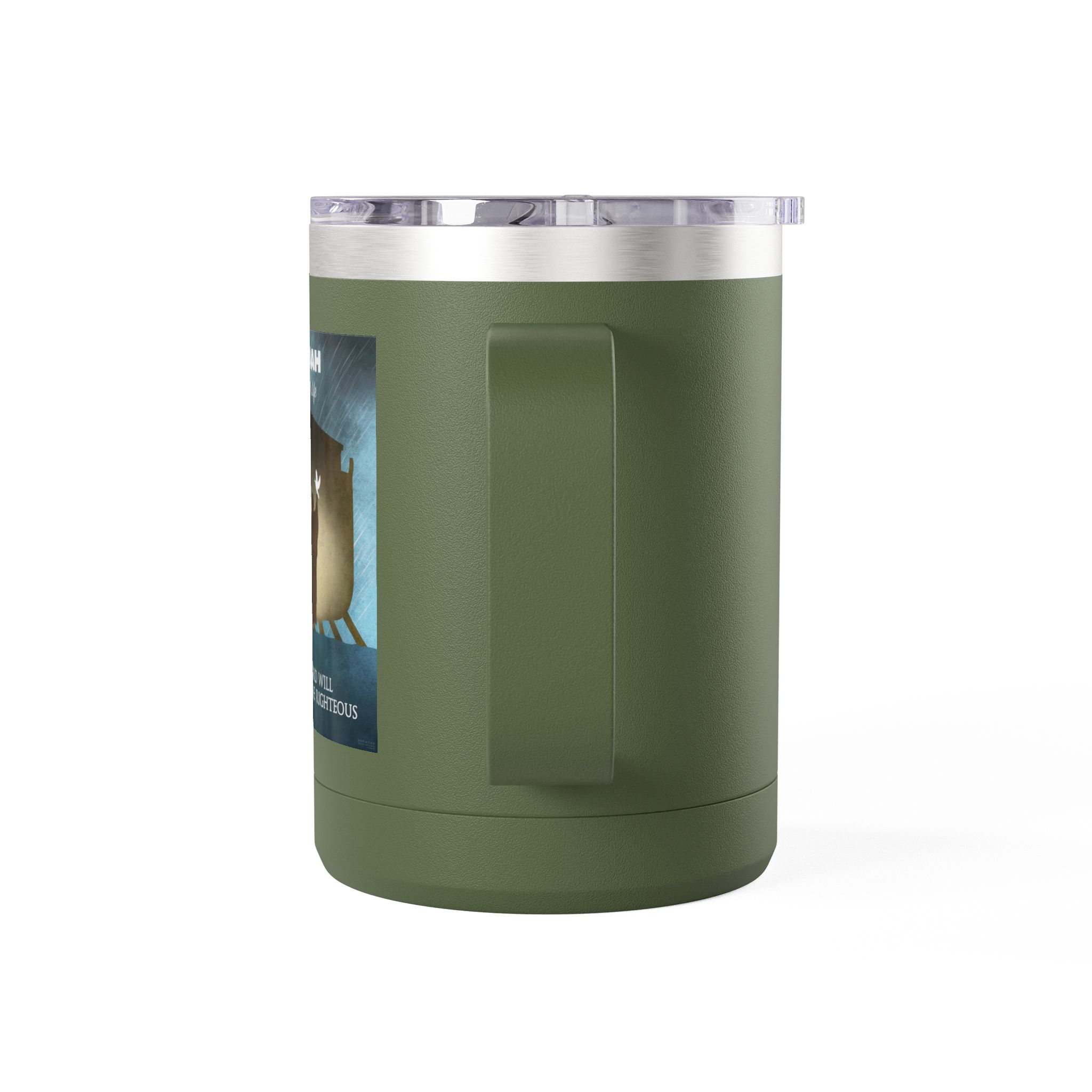 Noah and the Ark Christian Travel Mug - Bible Coffee Mug 15oz 11 Noah and the Ark Christian Travel Mug - Bible Coffee Mug 15oz - Image 11