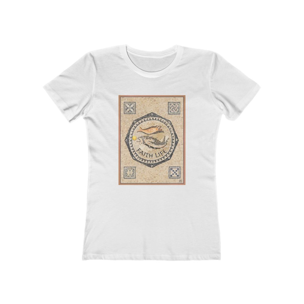 Christian Fish Mosaic, Faith Life : Women's Softstyle Tee
