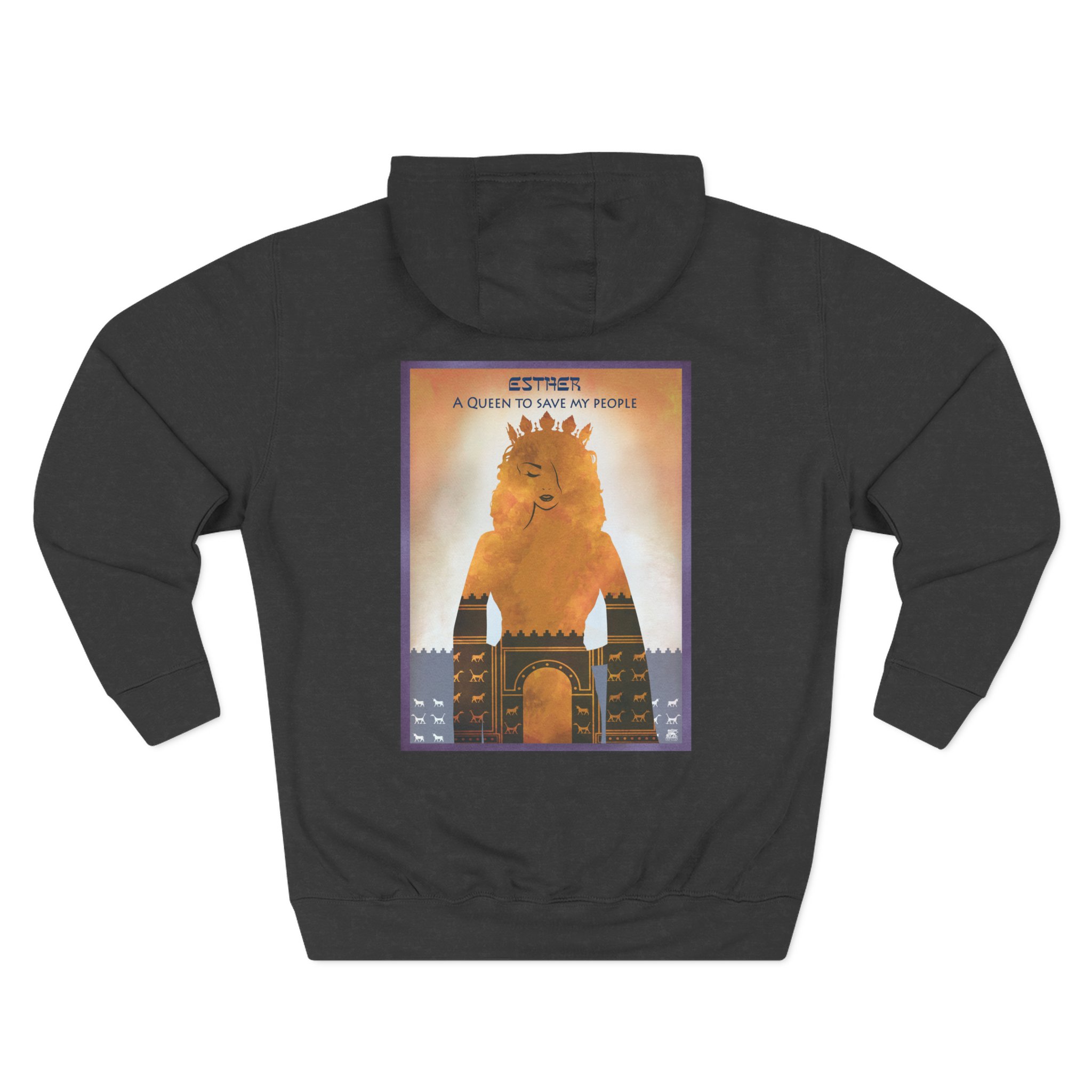 Christian Esther A Queen to Save My People Hoodie - Faith Based Hoodie Halo House Christian Esther A Queen to Save My People Hoodie - Faith Based Hoodie - Image 5
