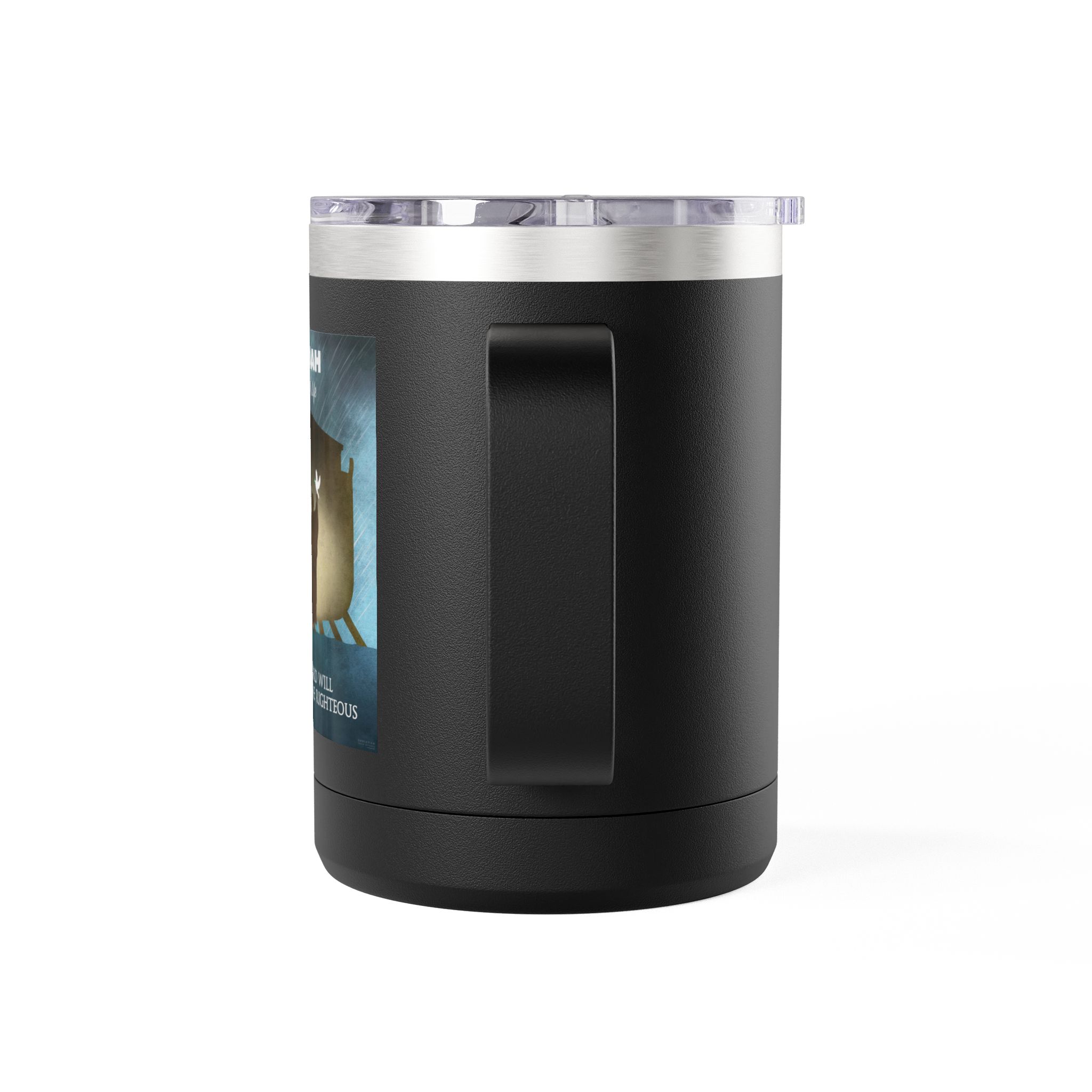 Noah and the Ark Christian Travel Mug - Bible Coffee Mug 15oz 7 Noah and the Ark Christian Travel Mug - Bible Coffee Mug 15oz - Image 7