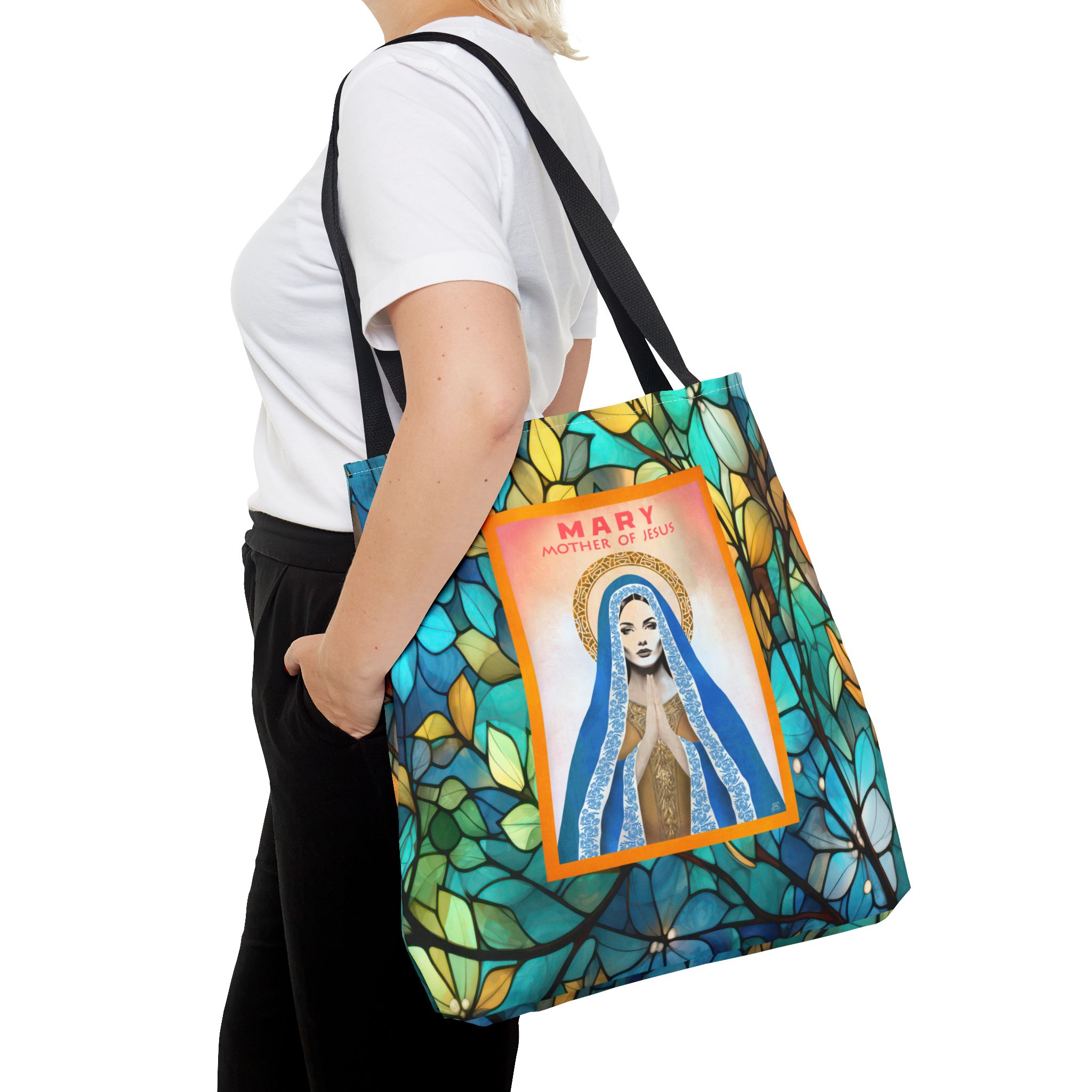 Mary, Mother of Jesus Christian Tote Bag - Inspirational Faith Gift for Women 3 Mary, Mother of Jesus Christian Tote Bag - Inspirational Faith Gift for Women - Image 3