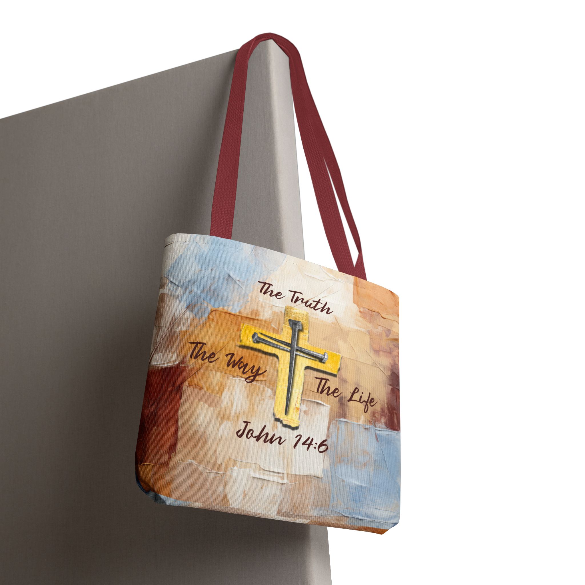 The Truth, The Way, The Life Christian Tote Bag - John 14:6 Inspirational Faith Tote Bag 8 The Truth, The Way, The Life Christian Tote Bag - John 14:6 Inspirational Faith Tote Bag - Image 8