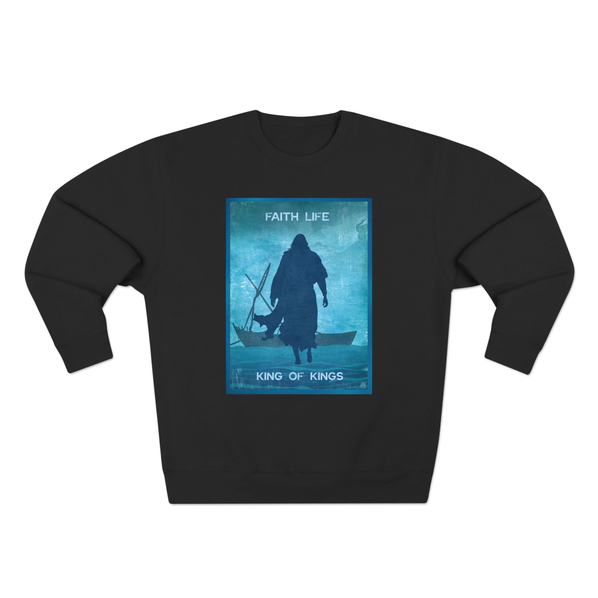 Jesus, Walk on Water : Sweatshirt Halo House Jesus, Walk on Water : Sweatshirt - Image 7