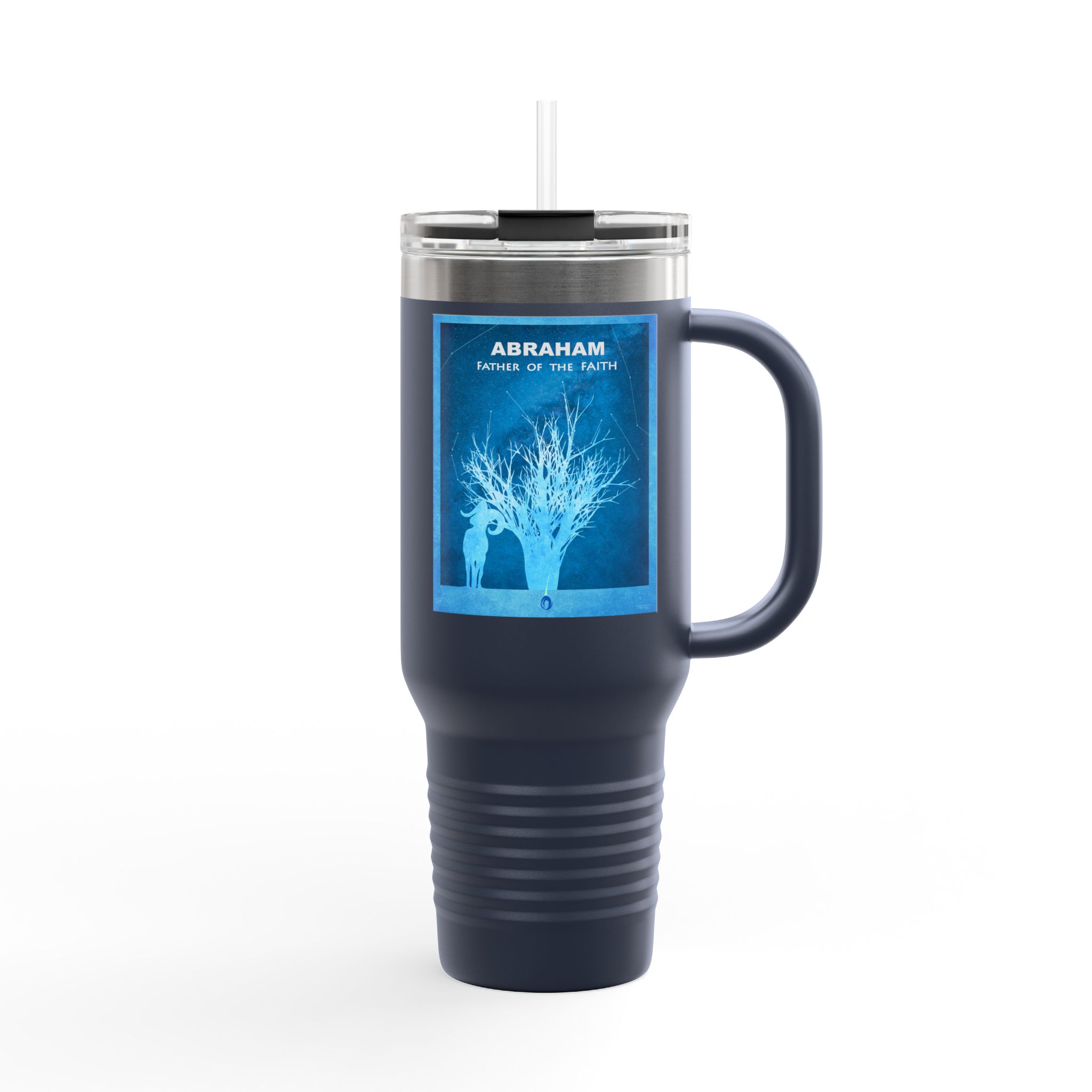 Abraham, Father of the Faith Christian Tumbler 40oz - Insulated Bible Tumbler 9 Abraham, Father of the Faith Christian Tumbler 40oz - Insulated Bible Tumbler - Image 9