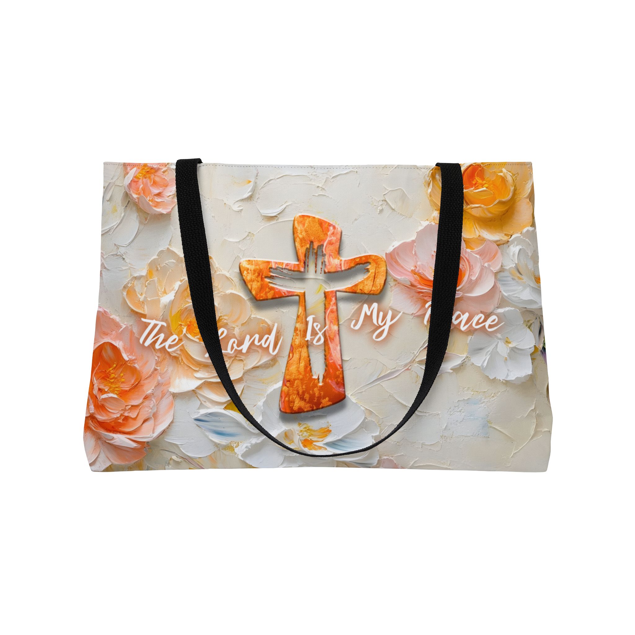 The Lord is My Peace - Vacation Weekender Tote Bag 4 The Lord is My Peace - Vacation Weekender Tote Bag - Image 4