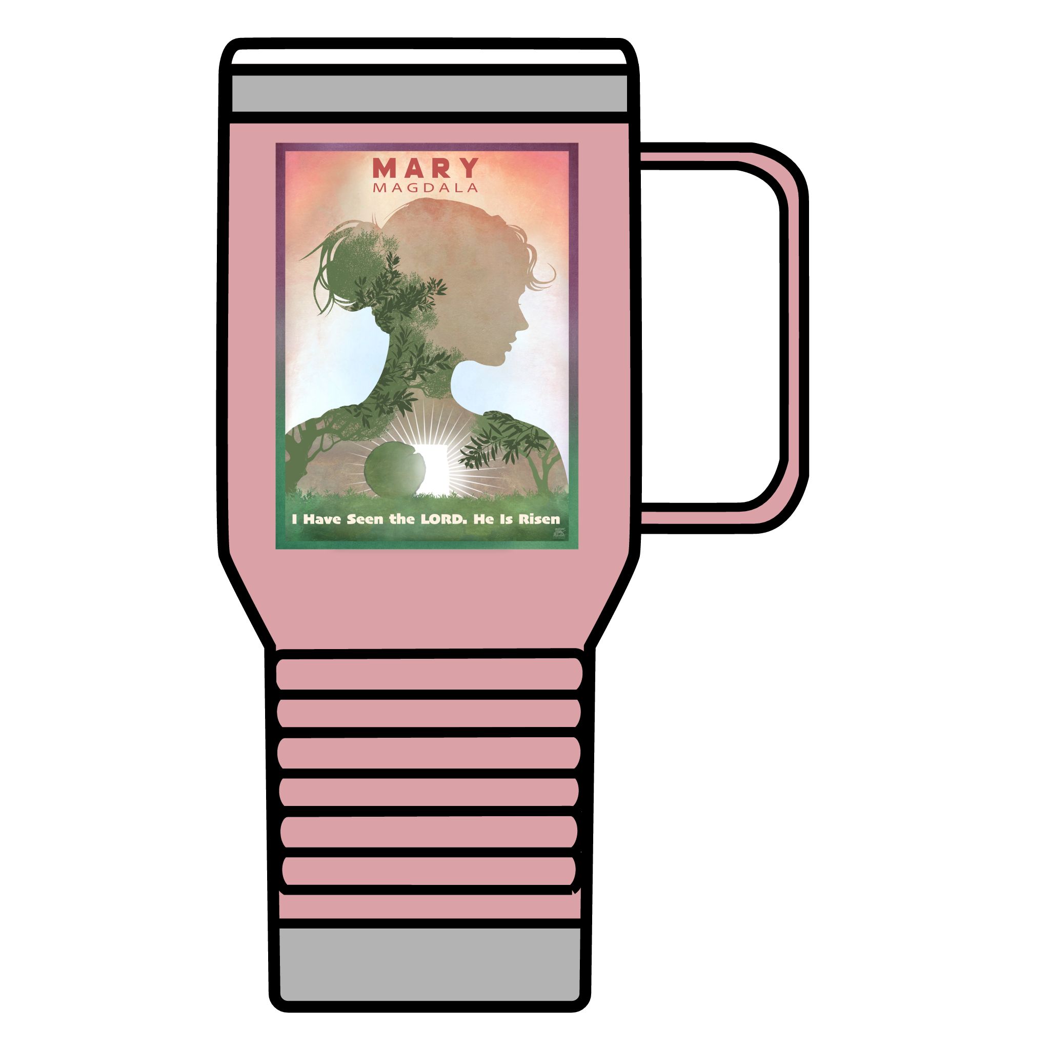 Mary Magdalene: I have seen the Lord: Inspirational Insulated Tumbler 20oz Halo House Mary Magdalene: I have seen the Lord: Inspirational Insulated Tumbler 20oz - Image 21