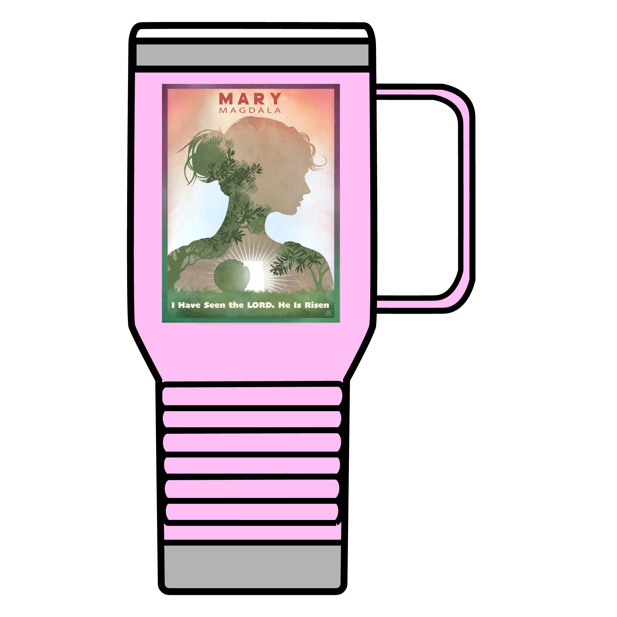 Mary Magdalene: I have seen the Lord: Inspirational Insulated Tumbler 20oz Halo House Mary Magdalene: I have seen the Lord: Inspirational Insulated Tumbler 20oz - Image 19