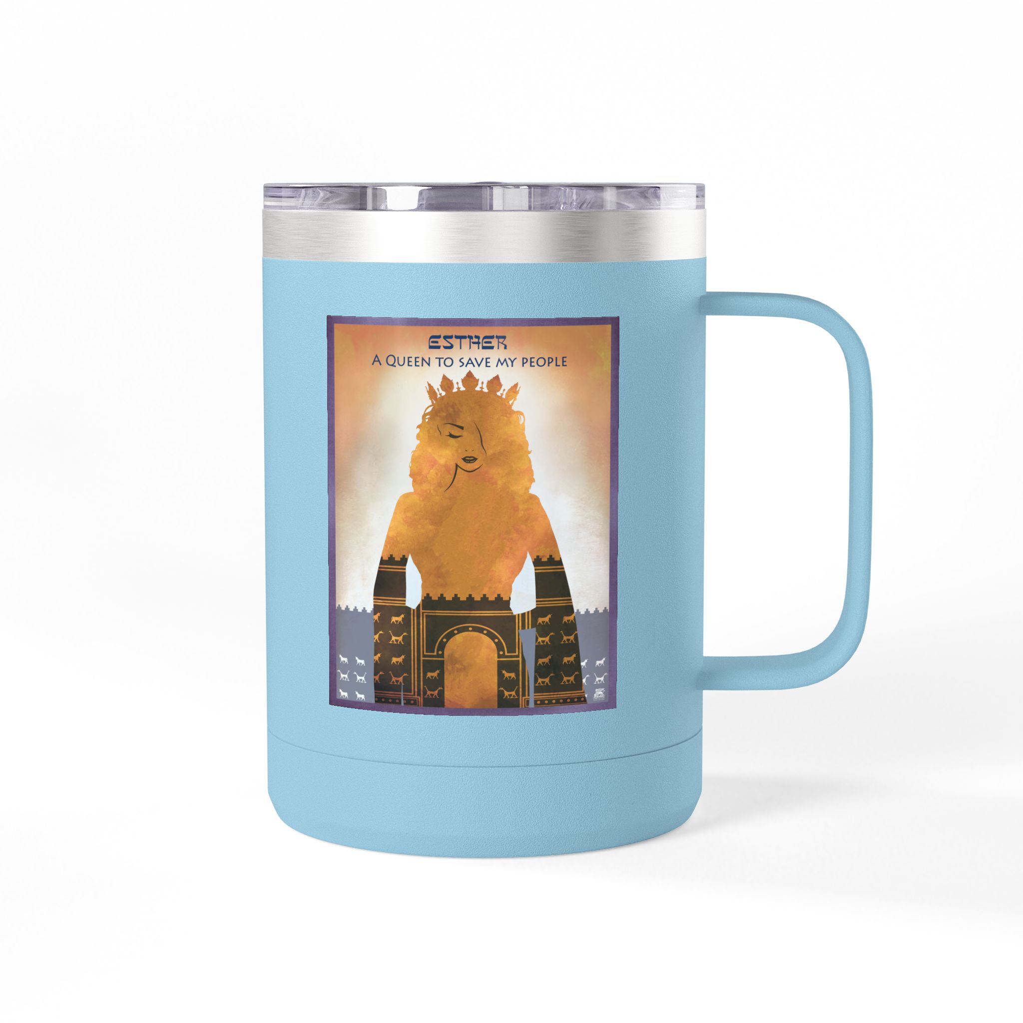 Esther, A Queen to Save My People Christian Travel Mug - Bible Coffee Mug 15oz 22 Esther, A Queen to Save My People Christian Travel Mug - Bible Coffee Mug 15oz - Image 22