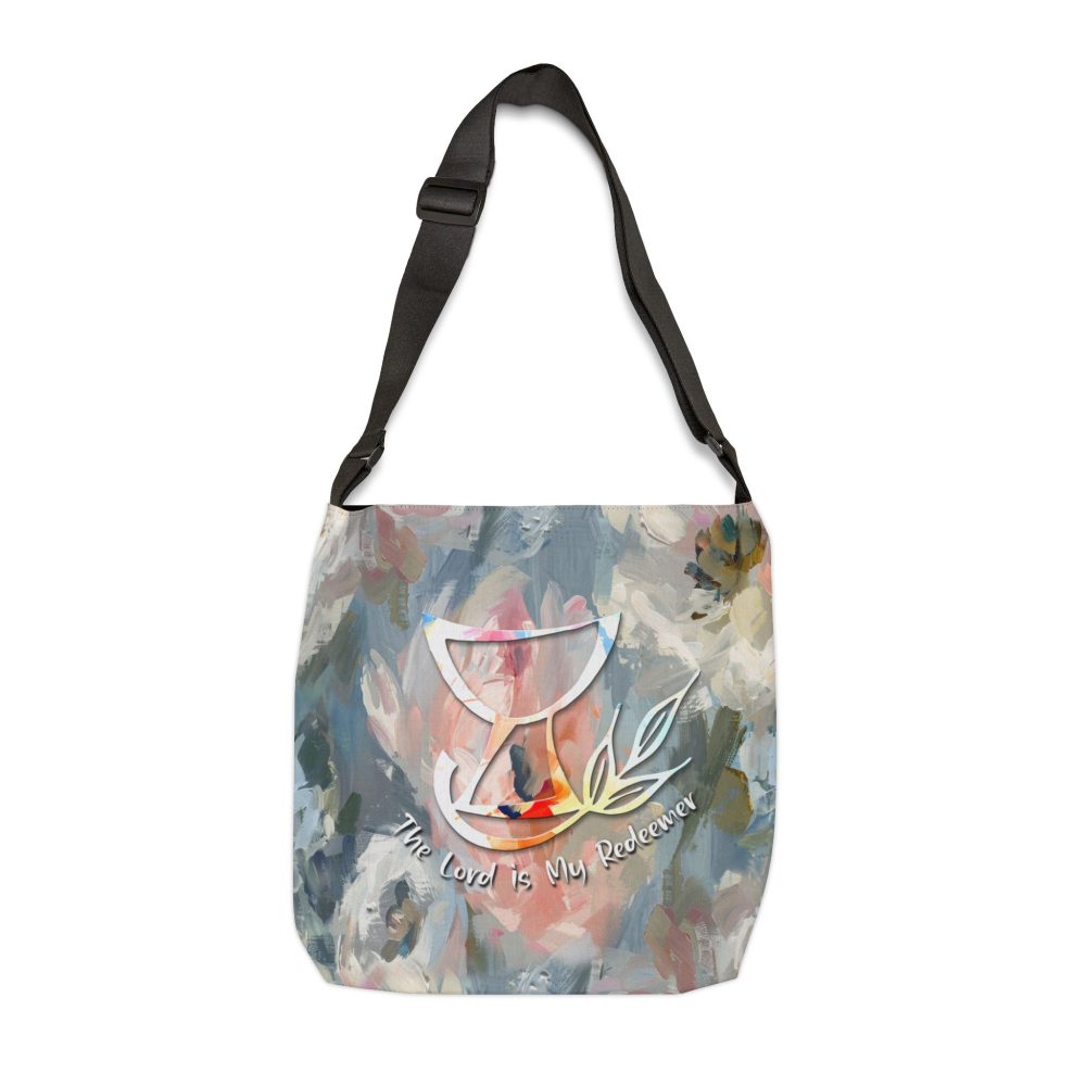 The Lord is My Redeemer - Adjustable Tote Bag