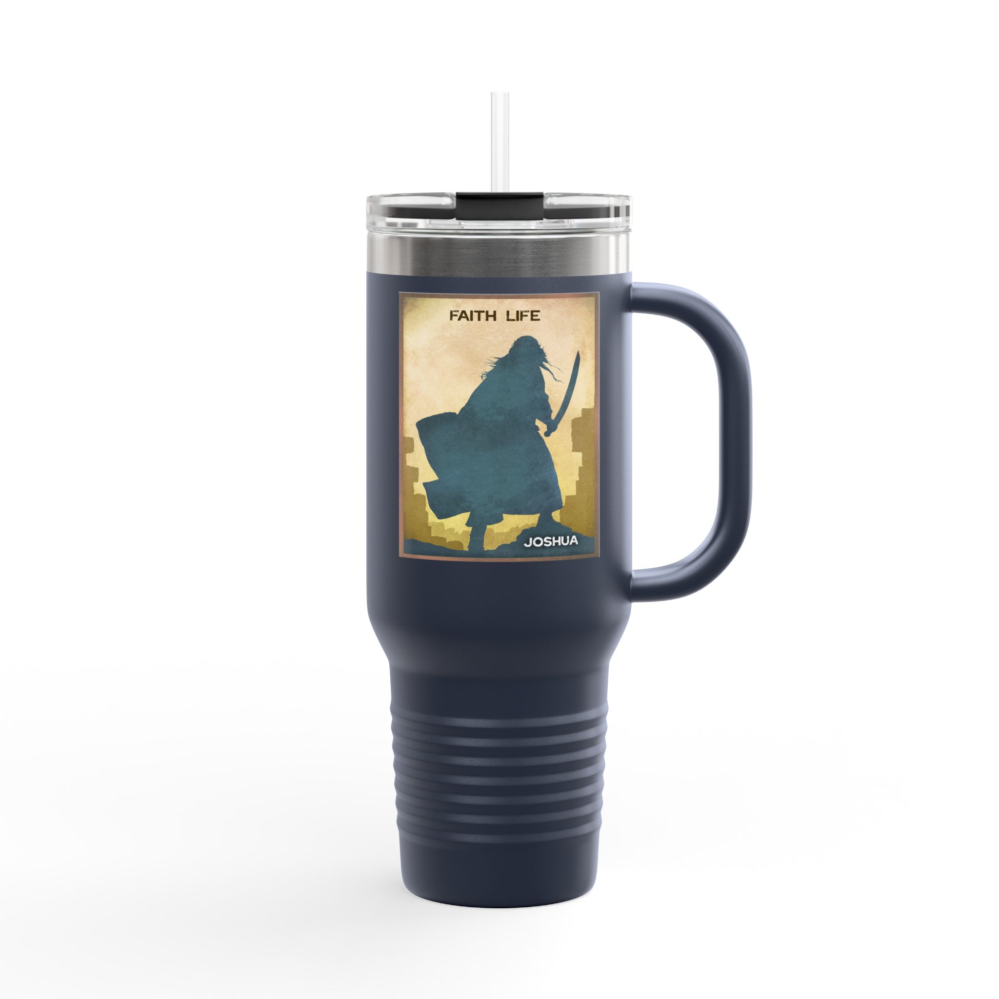 Joshua, Faith Life - Christian 40oz Tumbler 13 Joshua, Faith Life - Christian 40oz Tumbler - Image 13