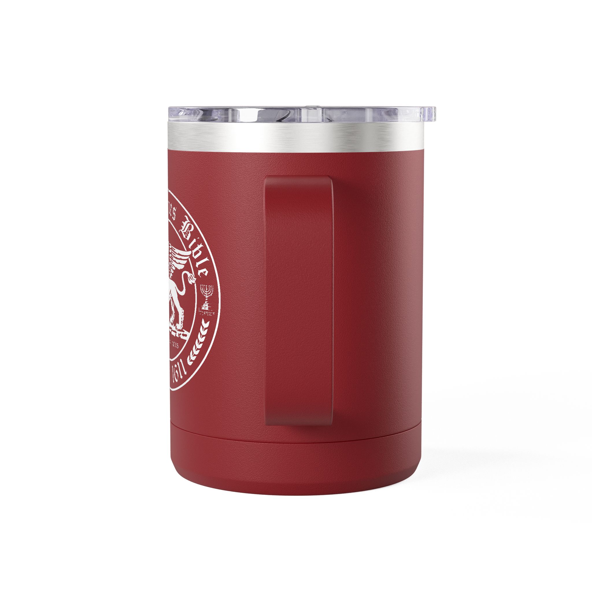 King James Bible White Lion Logo Christian Travel Mug - KJV Coffee Mug 15oz 11 King James Bible White Lion Logo Christian Travel Mug - KJV Coffee Mug 15oz - Image 11