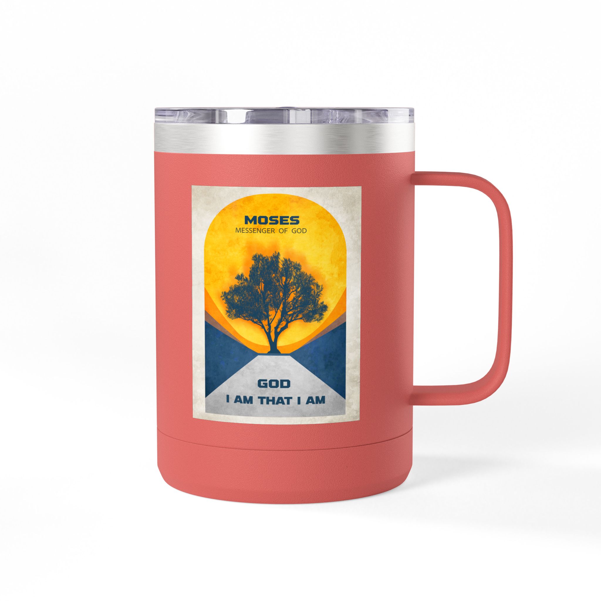 Moses, and the Burning Bush Christian Travel Mug - Bible Coffee Mug 15oz 6 Moses, and the Burning Bush Christian Travel Mug - Bible Coffee Mug 15oz - Image 6