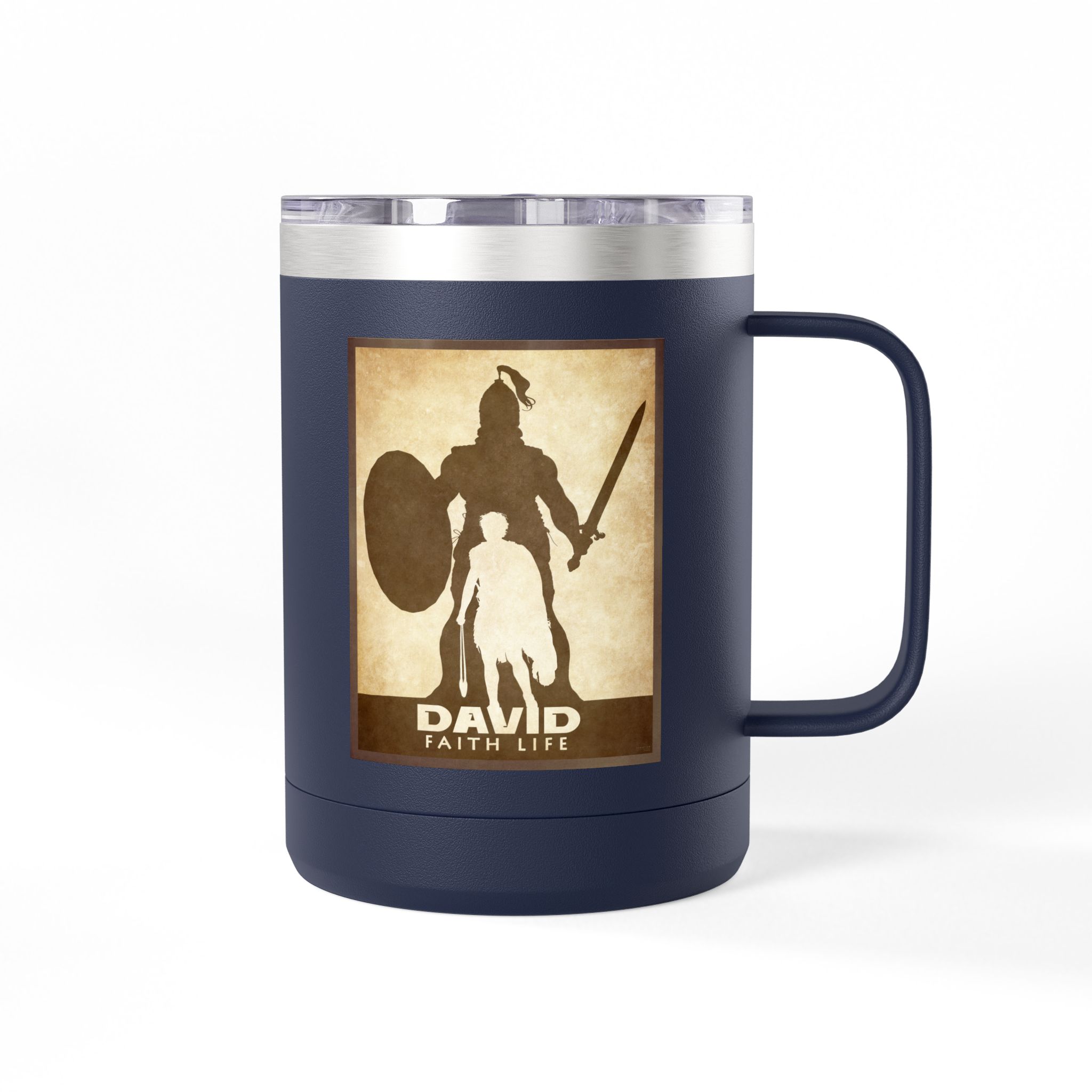 David and Goliath, Faith Life Christian Travel Mug - Bible Coffee Mug 15oz 18 David and Goliath, Faith Life Christian Travel Mug - Bible Coffee Mug 15oz - Image 18
