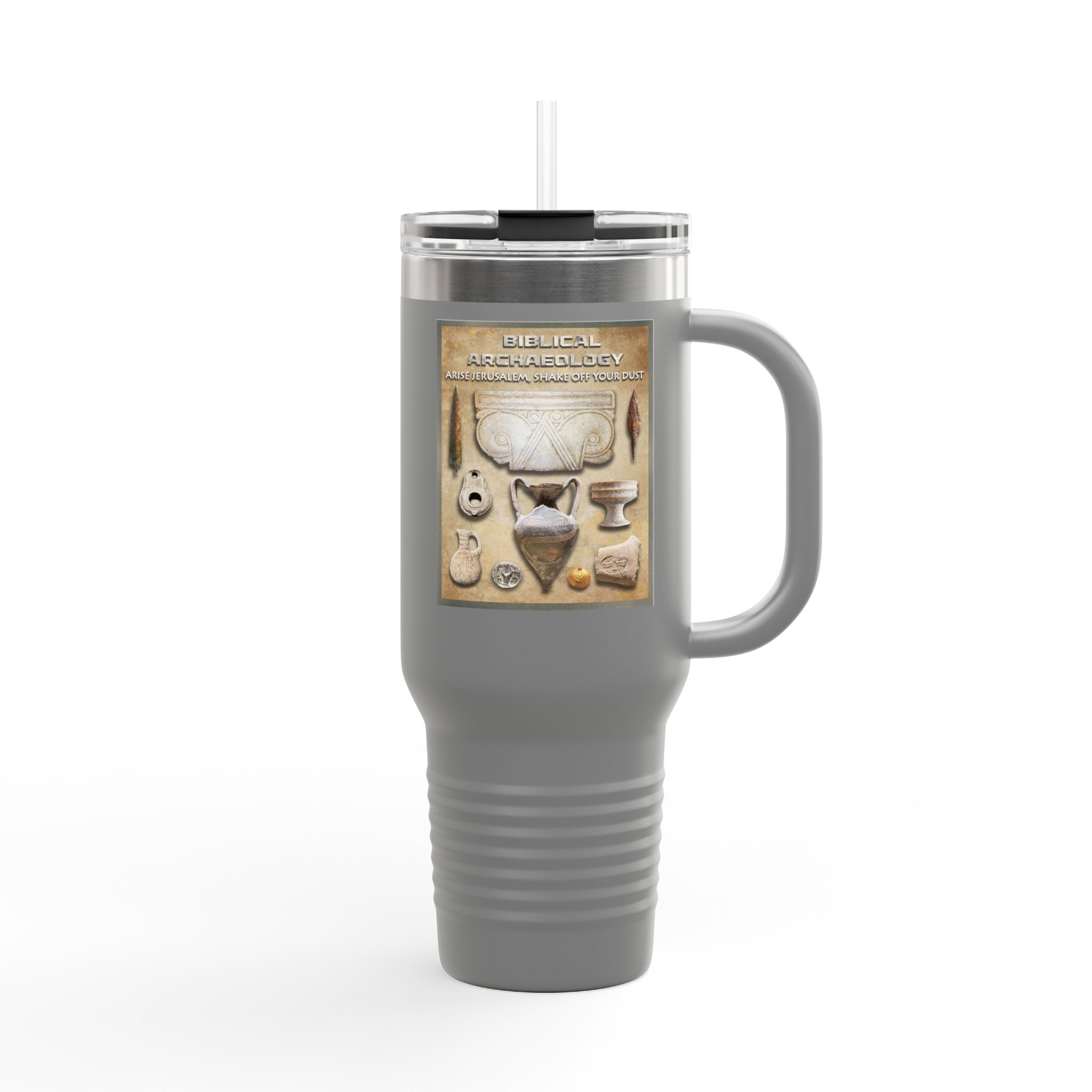 Biblical Archaeology Christian Tumbler 40oz - Bible History Insulated Tumbler 17 Biblical Archaeology Christian Tumbler 40oz - Bible History Insulated Tumbler - Image 17