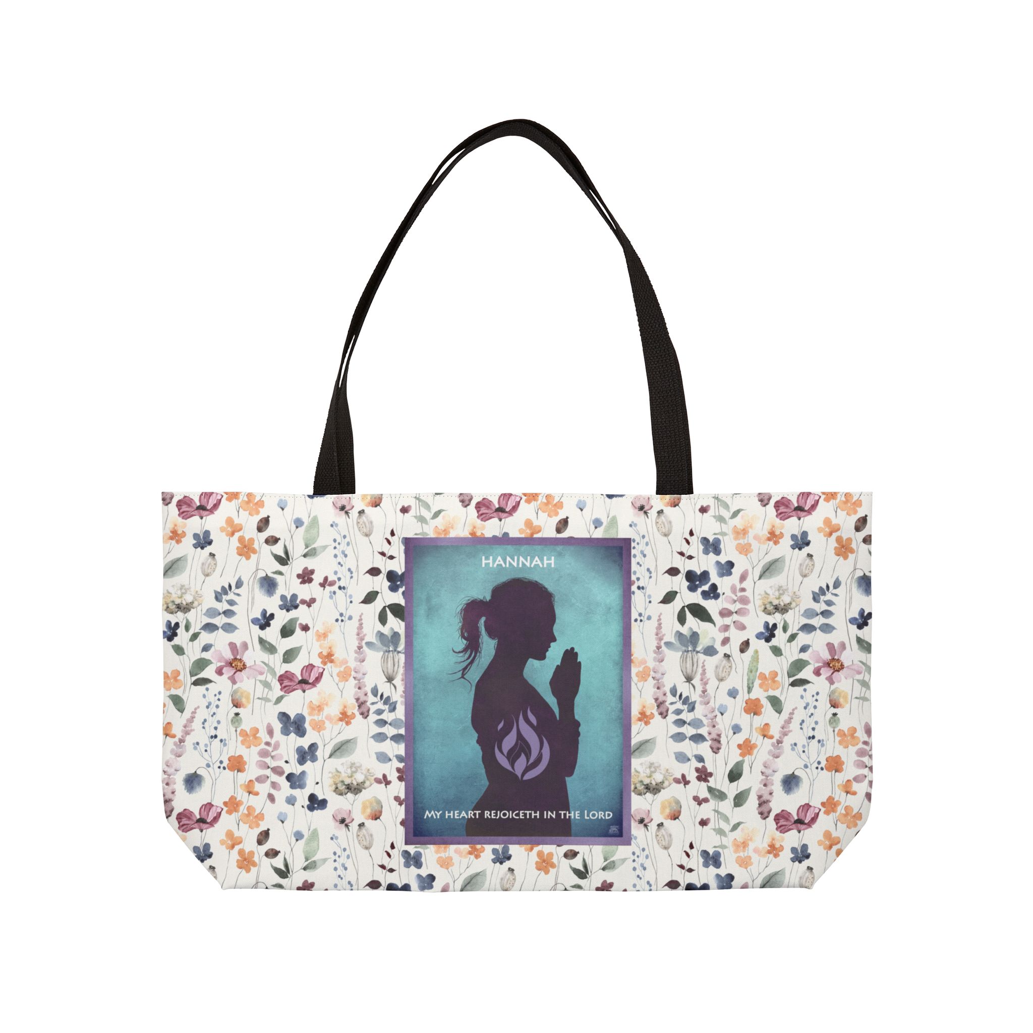 Hannah, The Power of Prayer - Vacation Weekender Tote Bag 1 Hannah, The Power of Prayer - Vacation Weekender Tote Bag