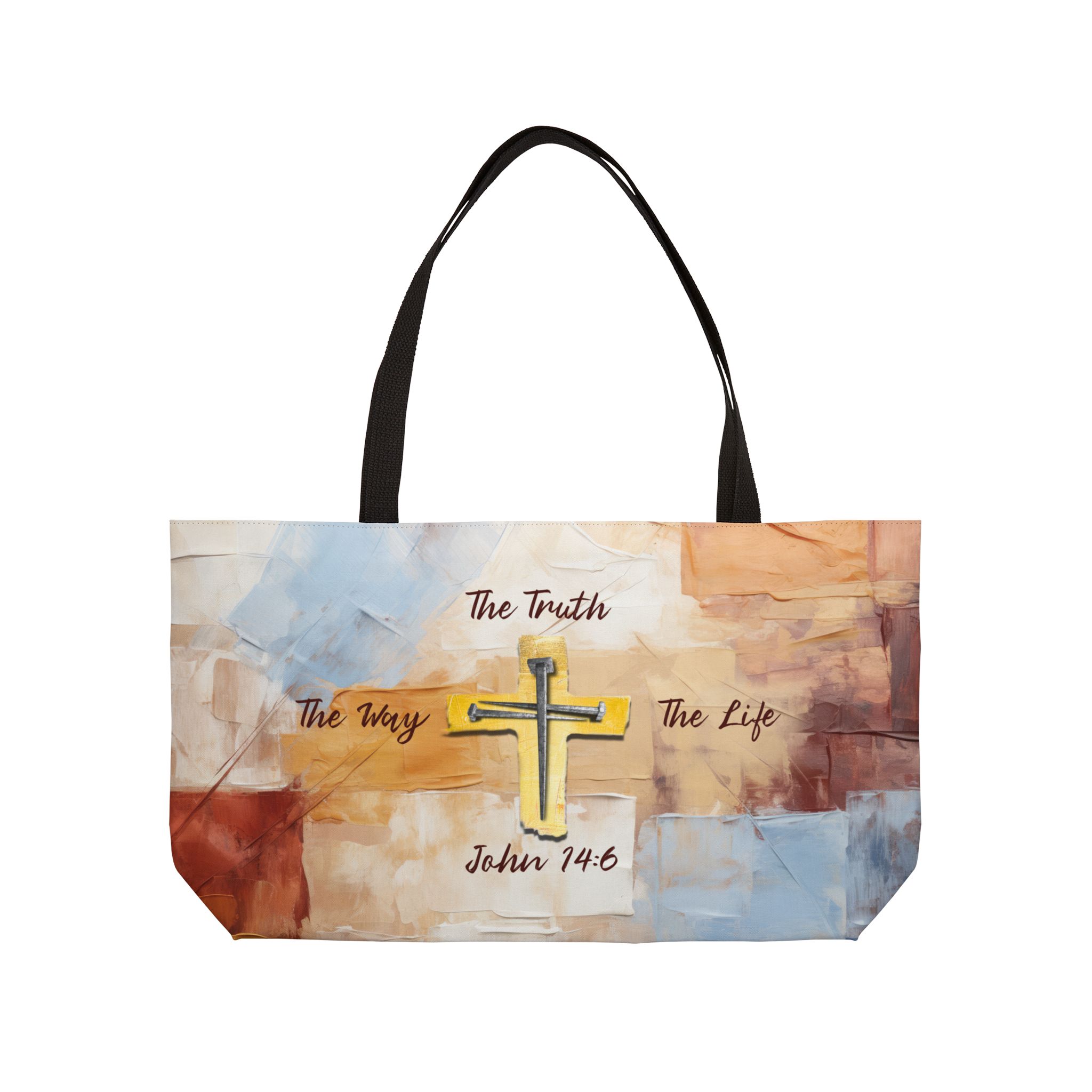 The Way, The Truth, The Life - Vacation Weekender Tote Bag Halo House The Way, The Truth, The Life - Vacation Weekender Tote Bag - Image 2