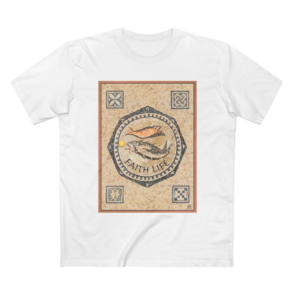 Christian Fish Mosaic T-Shirt - Faith Based T-Shirt