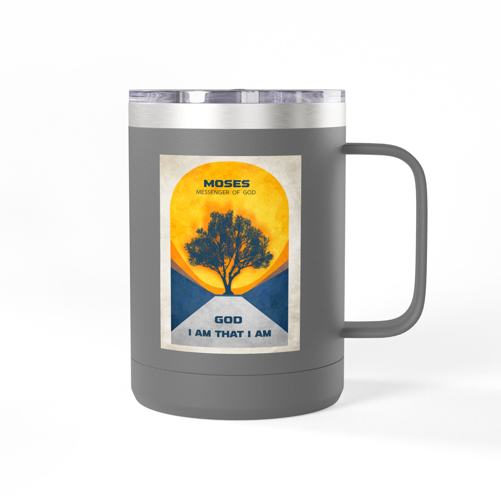 Moses, and the Burning Bush Christian Travel Mug - Bible Coffee Mug 15oz 18 Moses, and the Burning Bush Christian Travel Mug - Bible Coffee Mug 15oz - Image 18