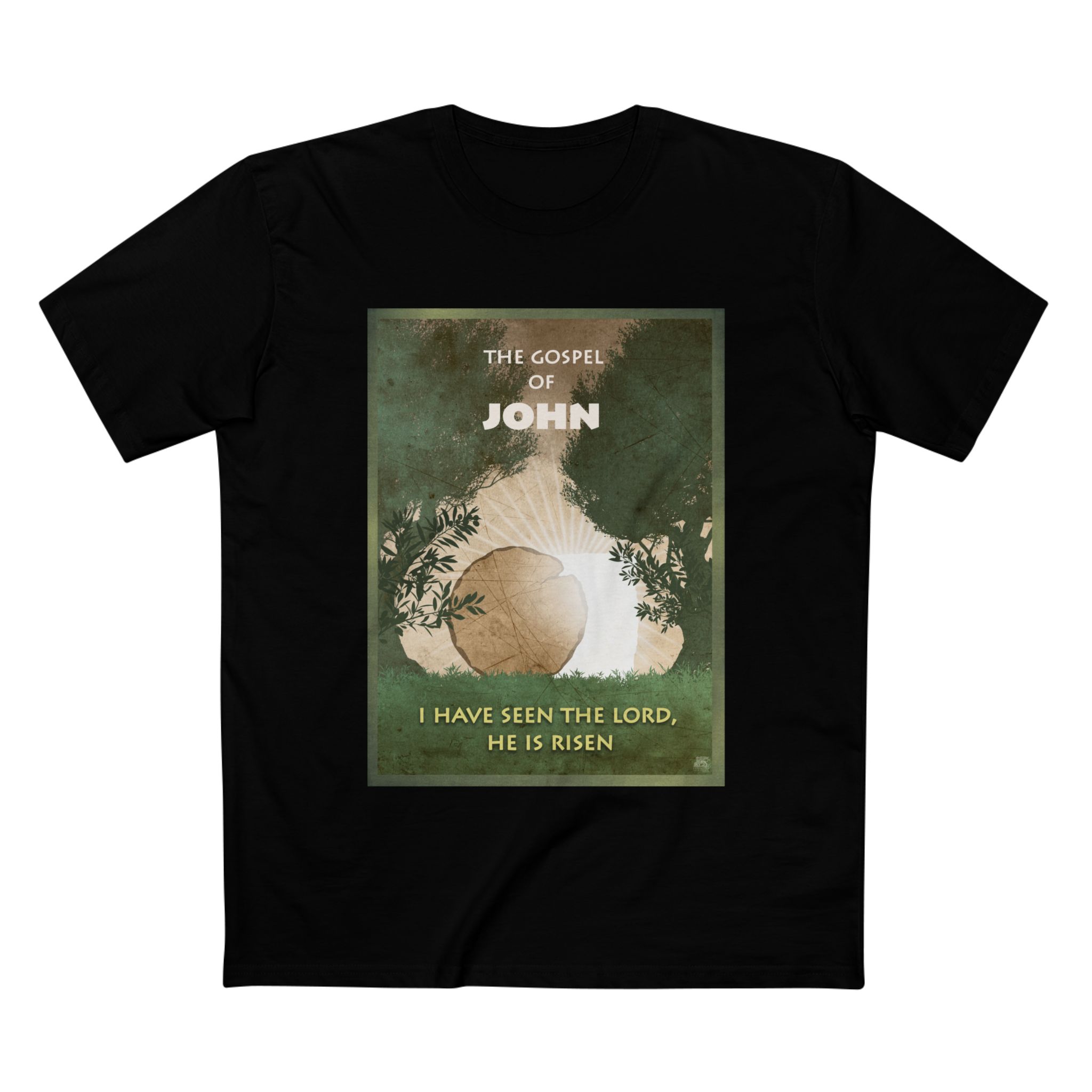 The Gospel of John Christian T-Shirt Halo House The Gospel of John Christian T-Shirt - Image 3