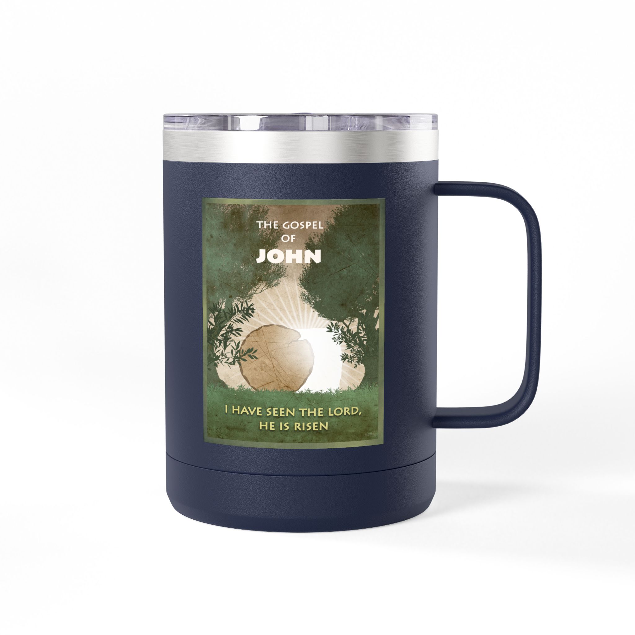Gospel of John Christian Travel Mug - Bible Coffee Mug 15oz 18 Gospel of John Christian Travel Mug - Bible Coffee Mug 15oz - Image 18