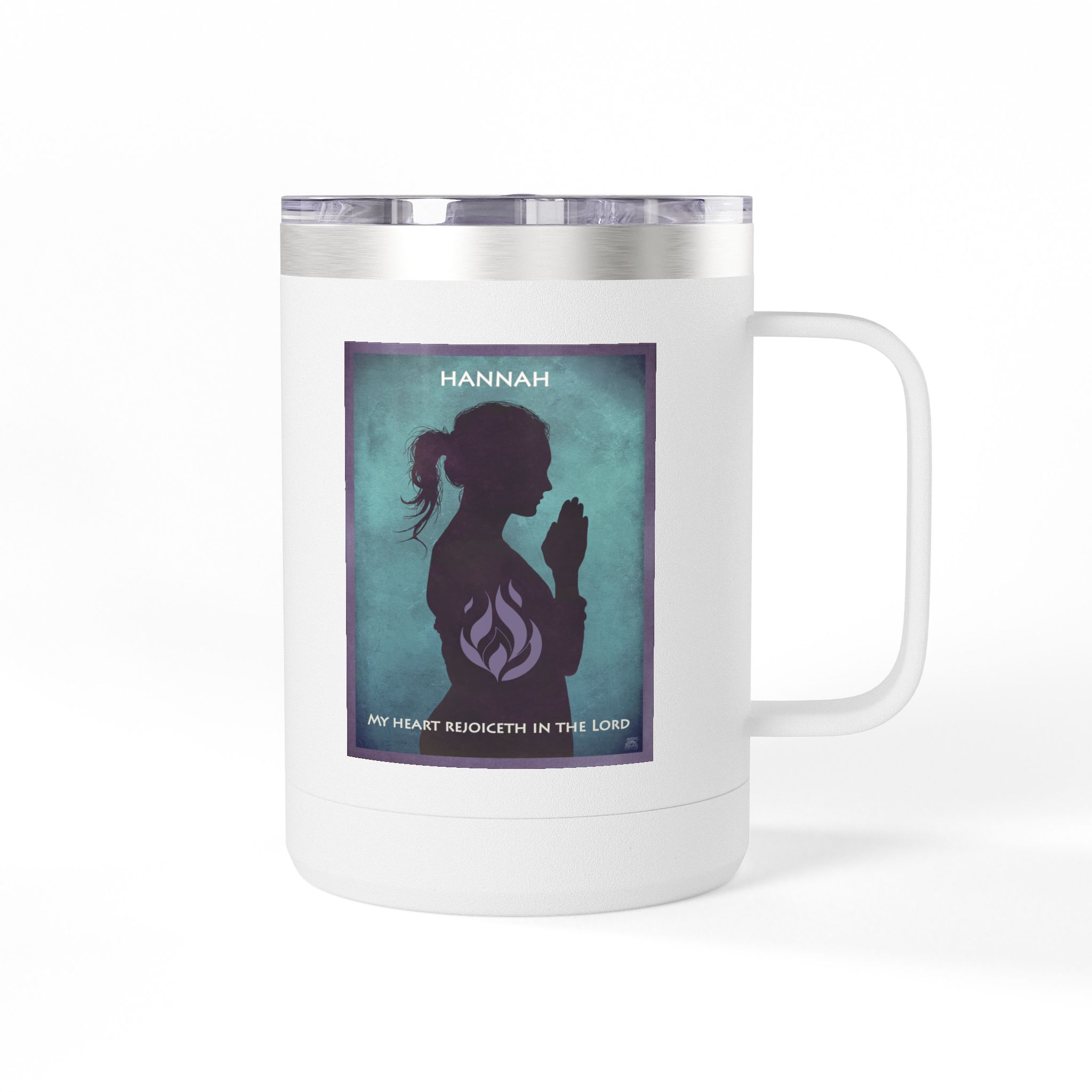 Hannah, The Power of Prayer Christian Travel Mug - Bible Coffee Mug 15oz 1 Hannah, The Power of Prayer Christian Travel Mug - Bible Coffee Mug 15oz
