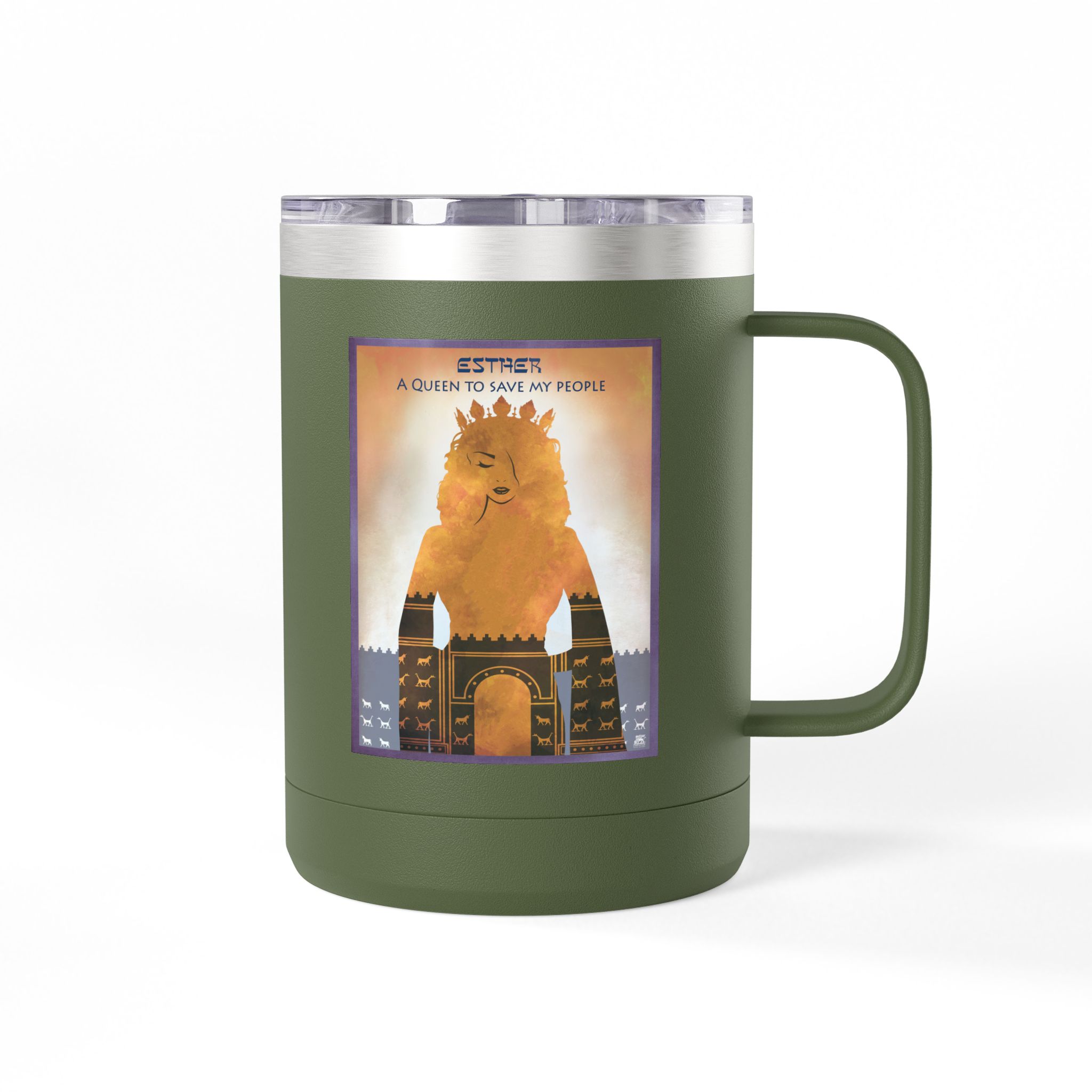 Esther, A Queen to Save My People Christian Travel Mug - Bible Coffee Mug 15oz 18 Esther, A Queen to Save My People Christian Travel Mug - Bible Coffee Mug 15oz - Image 18