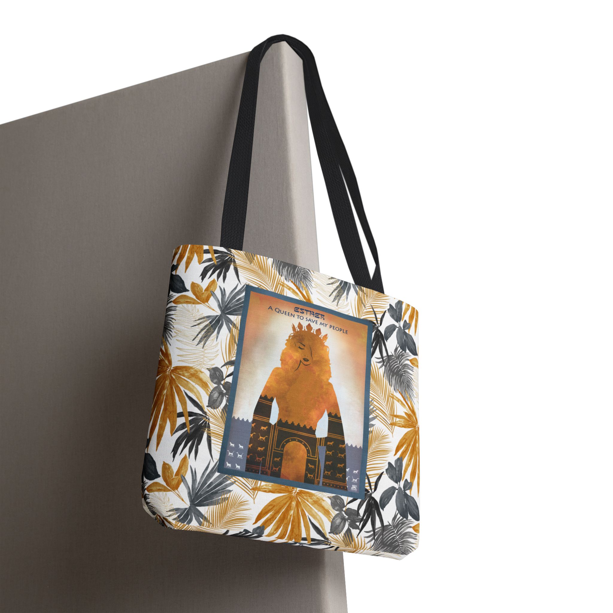 Esther, A Queen to Save My People Christian Tote Bag - Inspirational Faith Tote Bag 4 Esther, A Queen to Save My People Christian Tote Bag - Inspirational Faith Tote Bag - Image 4