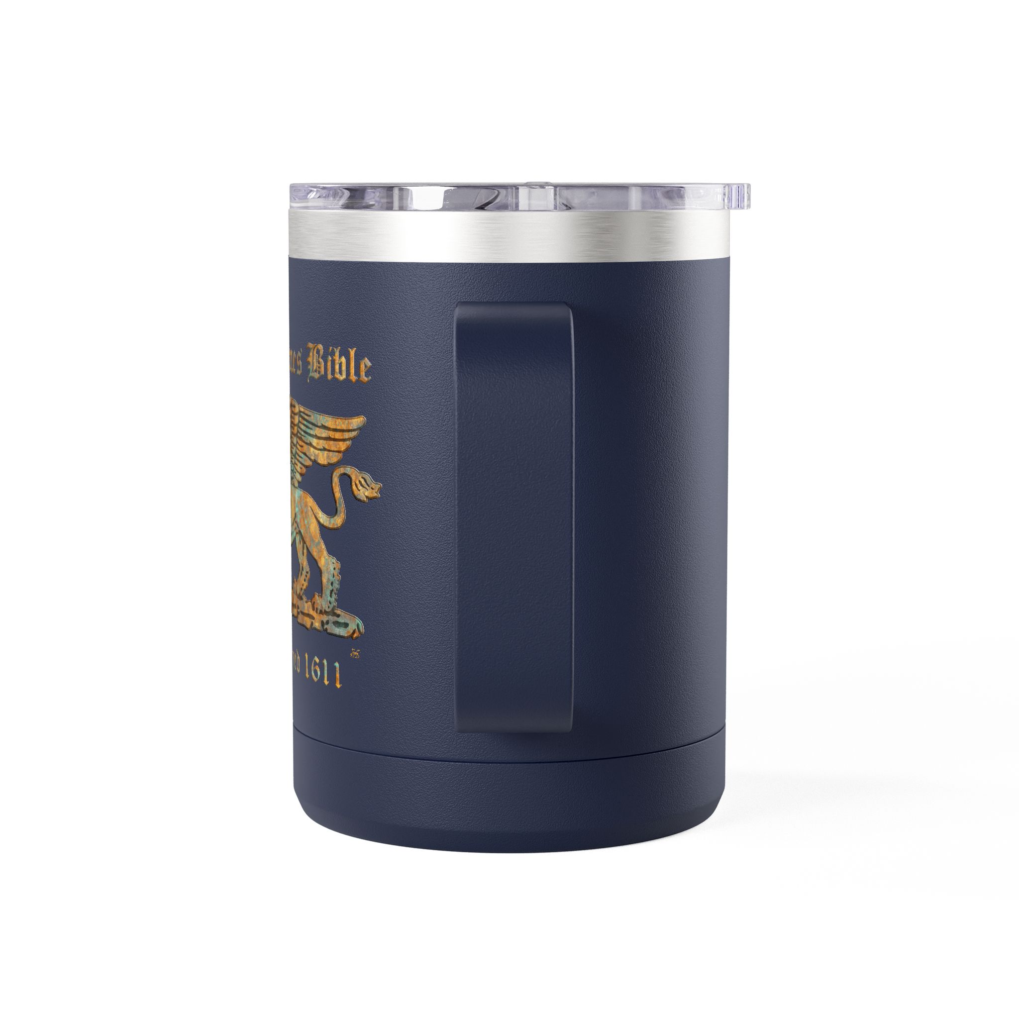 King James Bible Golden Lion Logo Christian Travel Mug - KJV Coffee Mug 15oz 23 King James Bible Golden Lion Logo Christian Travel Mug - KJV Coffee Mug 15oz - Image 23