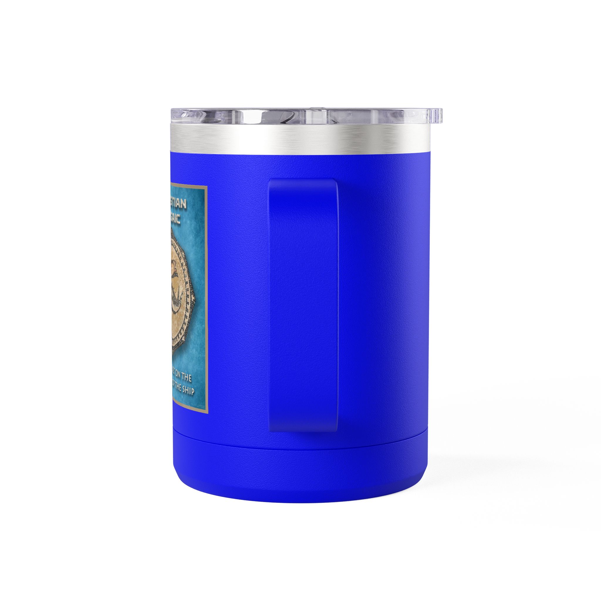 Christian Fish Historic Mosaic Travel Mug - Christian Coffee Mug 15oz 31 Christian Fish Historic Mosaic Travel Mug - Christian Coffee Mug 15oz - Image 31