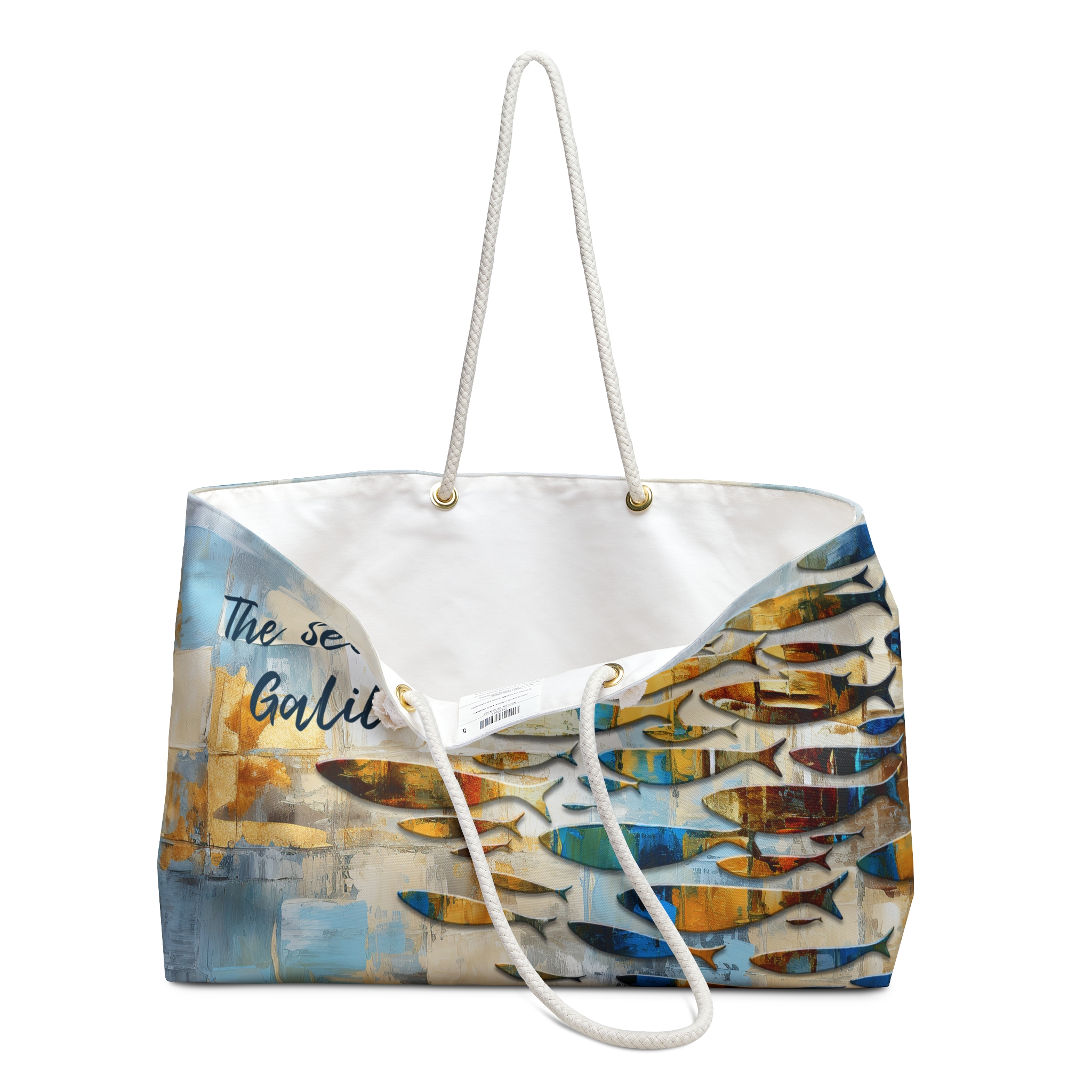 The Sea of Galilee - Boston Weekender Tote Bag Halo House The Sea of Galilee - Boston Weekender Tote Bag - Image 3