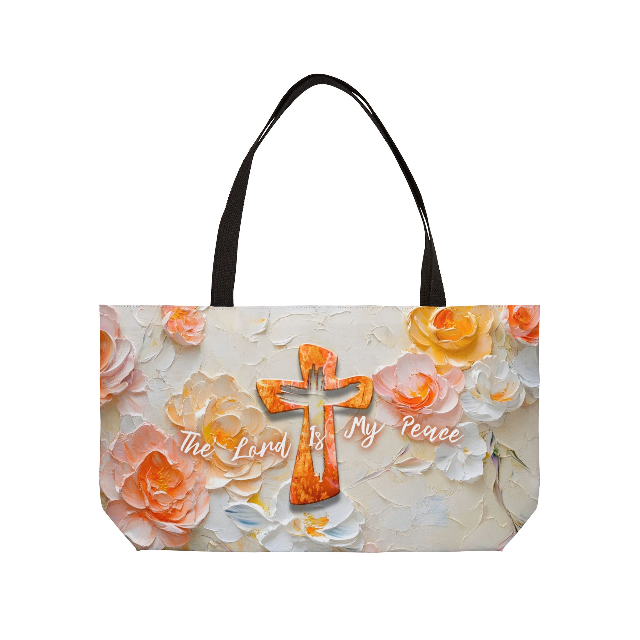 The Lord is My Peace - Vacation Weekender Tote Bag 2 The Lord is My Peace - Vacation Weekender Tote Bag - Image 2