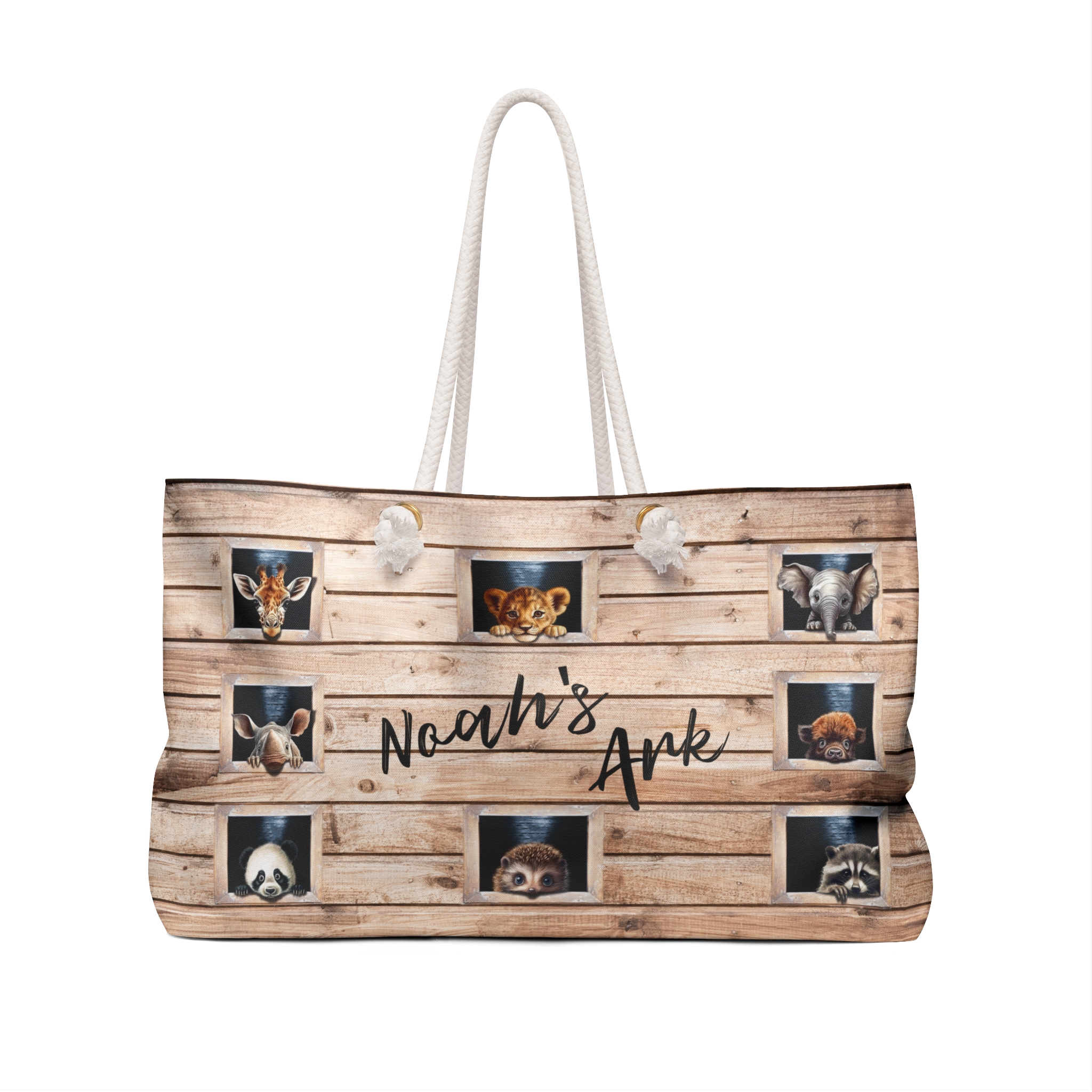 Noah's Ark - Boston Weekender Tote Bag Halo House Noah's Ark - Boston Weekender Tote Bag - Image 2
