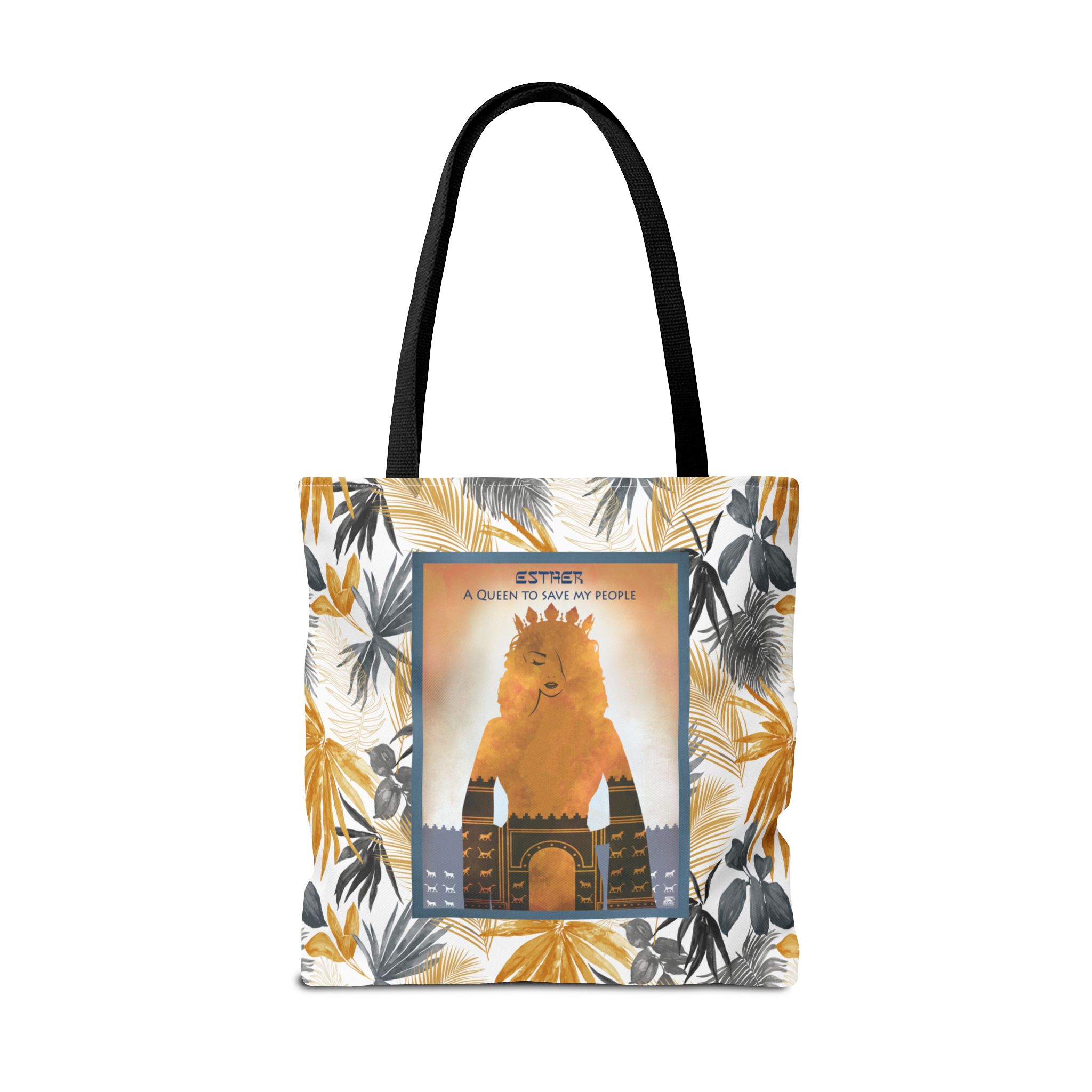 Esther, A Queen to Save My People Christian Tote Bag - Inspirational Faith Tote Bag 2 Esther, A Queen to Save My People Christian Tote Bag - Inspirational Faith Tote Bag - Image 2