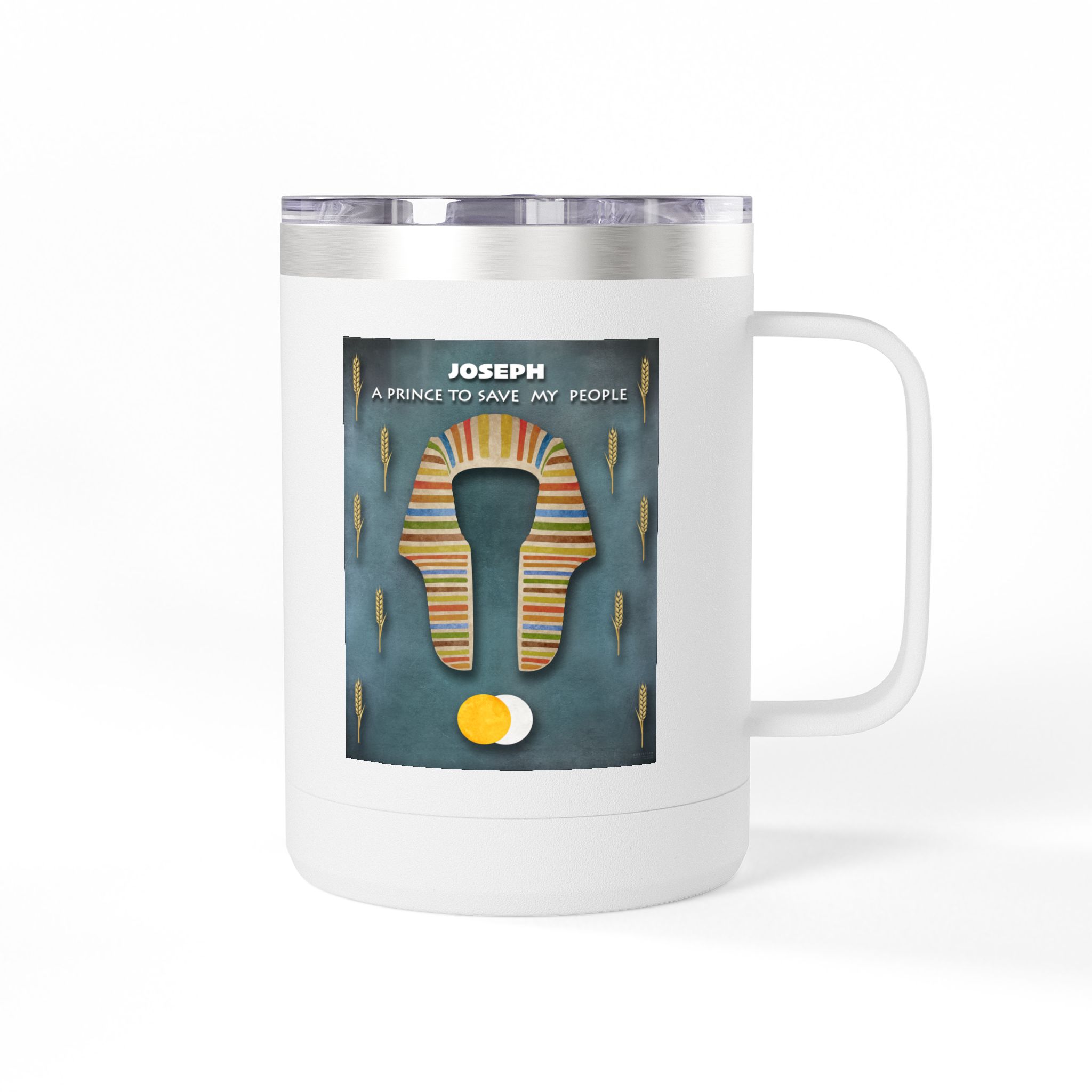 Joseph, A Prince to Save My People Christian Travel Mug - Bible Coffee Mug 15oz 1 Joseph, A Prince to Save My People Christian Travel Mug - Bible Coffee Mug 15oz