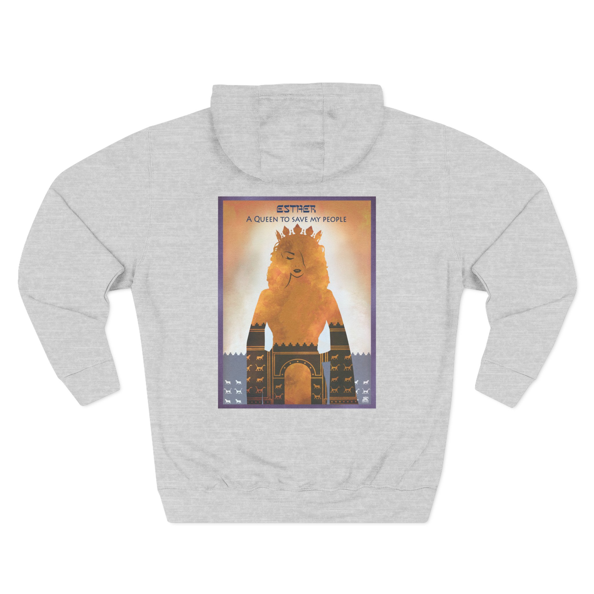 Christian Esther A Queen to Save My People Hoodie - Faith Based Hoodie Halo House Christian Esther A Queen to Save My People Hoodie - Faith Based Hoodie - Image 3