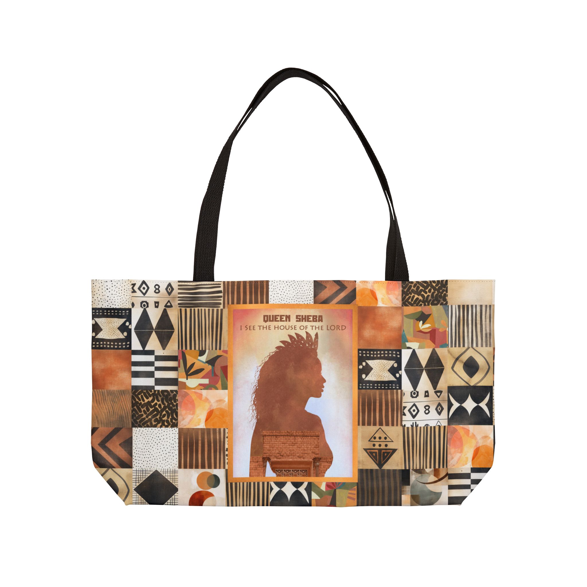 Queen Sheba, To Hear the Wisdom of God - Vacation Weekender Tote Bag 2 Queen Sheba, To Hear the Wisdom of God - Vacation Weekender Tote Bag - Image 2