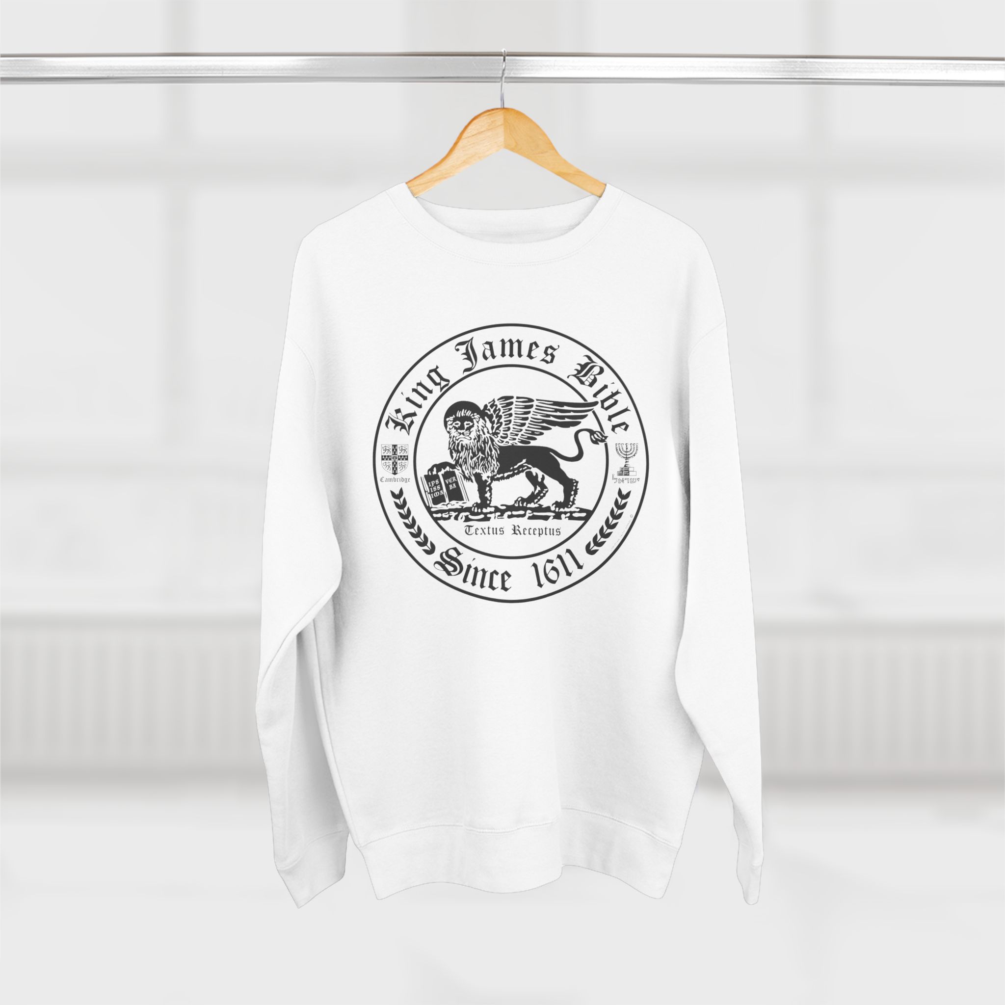 Black KJV Circle Crest Logo : Sweatshirt 8 Black KJV Circle Crest Logo : Sweatshirt - Image 8