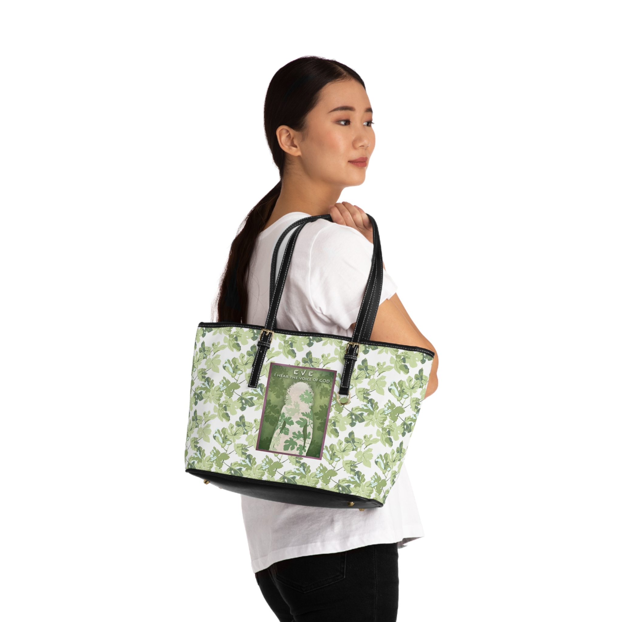 Eve, I hear the Voice of God, Shoulder Bag Halo House Eve, I hear the Voice of God, Shoulder Bag - Image 4