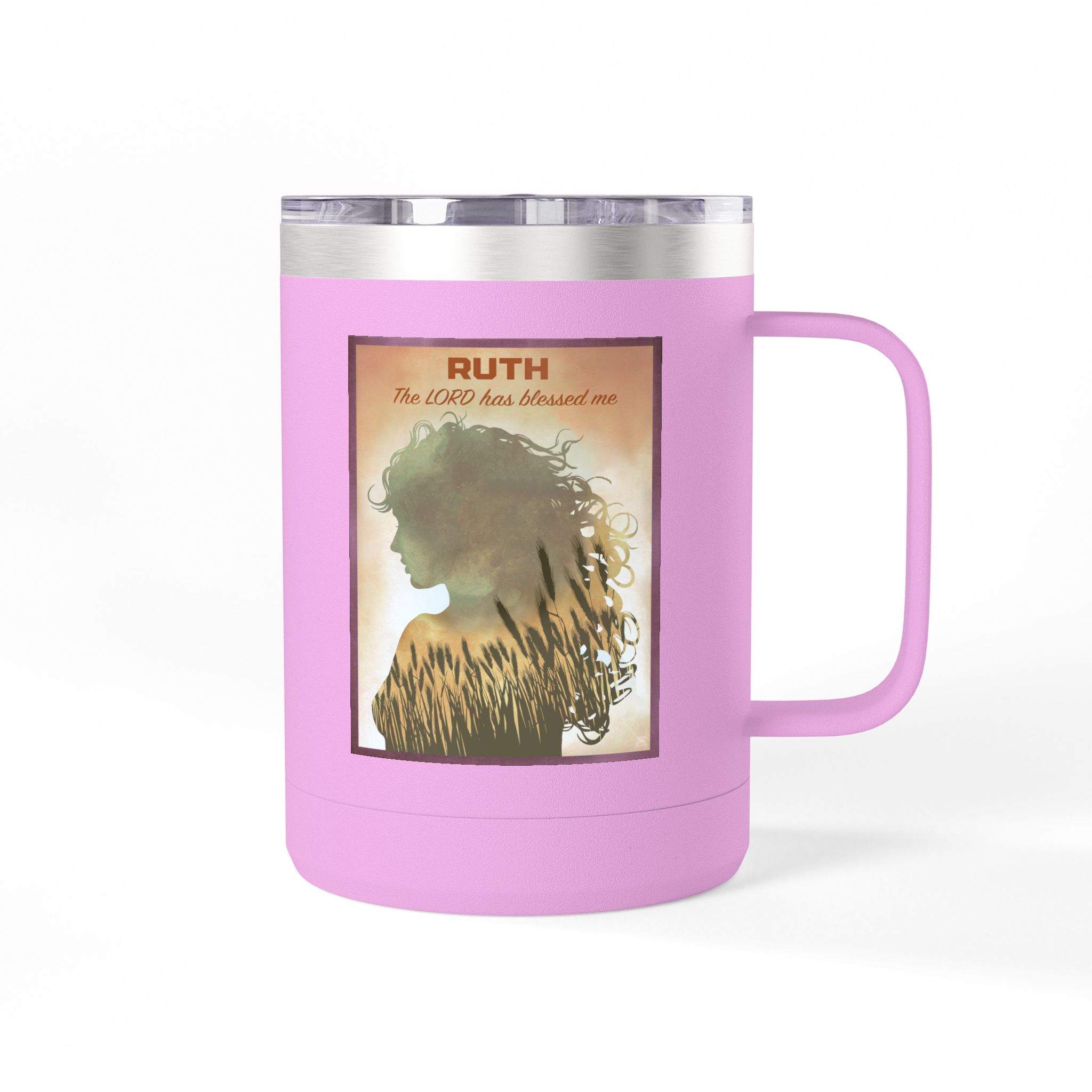 Ruth, The Lord Is My Redeemer Christian Travel Mug - Bible Coffee Mug 15oz 34 Ruth, The Lord Is My Redeemer Christian Travel Mug - Bible Coffee Mug 15oz - Image 34