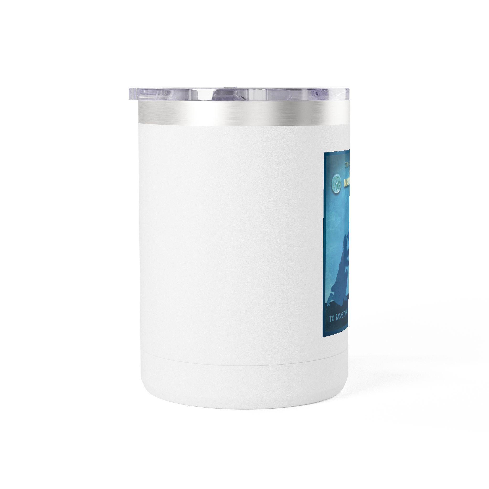Gospel of Matthew Christian Travel Mug - Bible Coffee Mug 15oz 2 Gospel of Matthew Christian Travel Mug - Bible Coffee Mug 15oz - Image 2