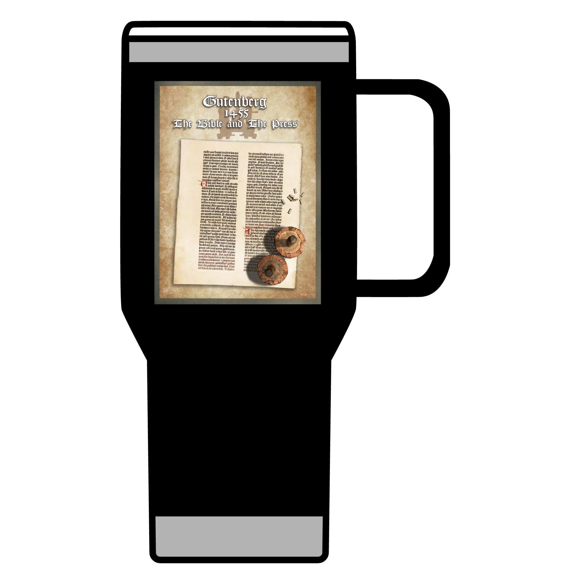Gutenberg Bible: Inspirational Insulated Tumbler 20oz 5 Gutenberg Bible: Inspirational Insulated Tumbler 20oz - Image 5