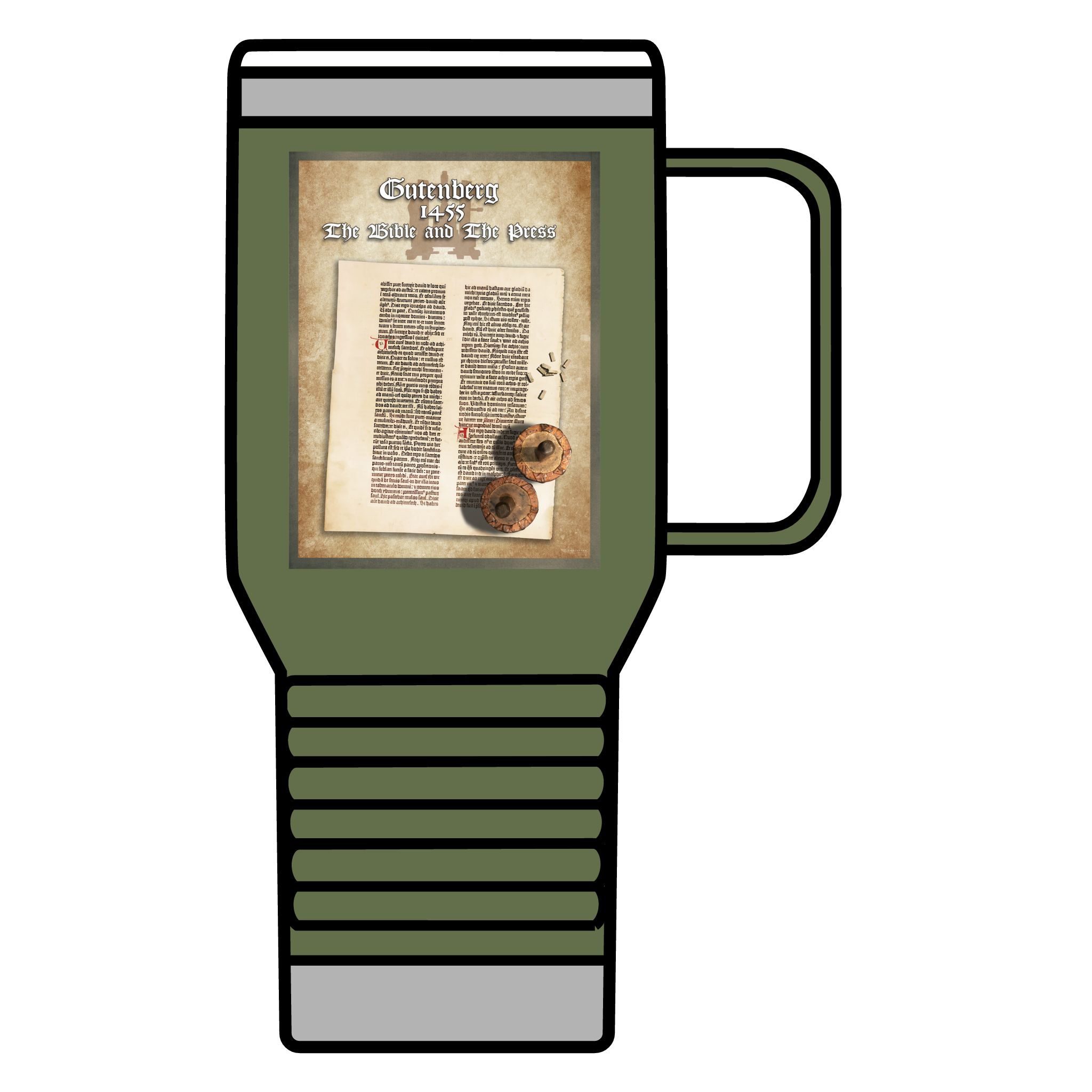 Gutenberg Bible: Inspirational Insulated Tumbler 20oz 7 Gutenberg Bible: Inspirational Insulated Tumbler 20oz - Image 7