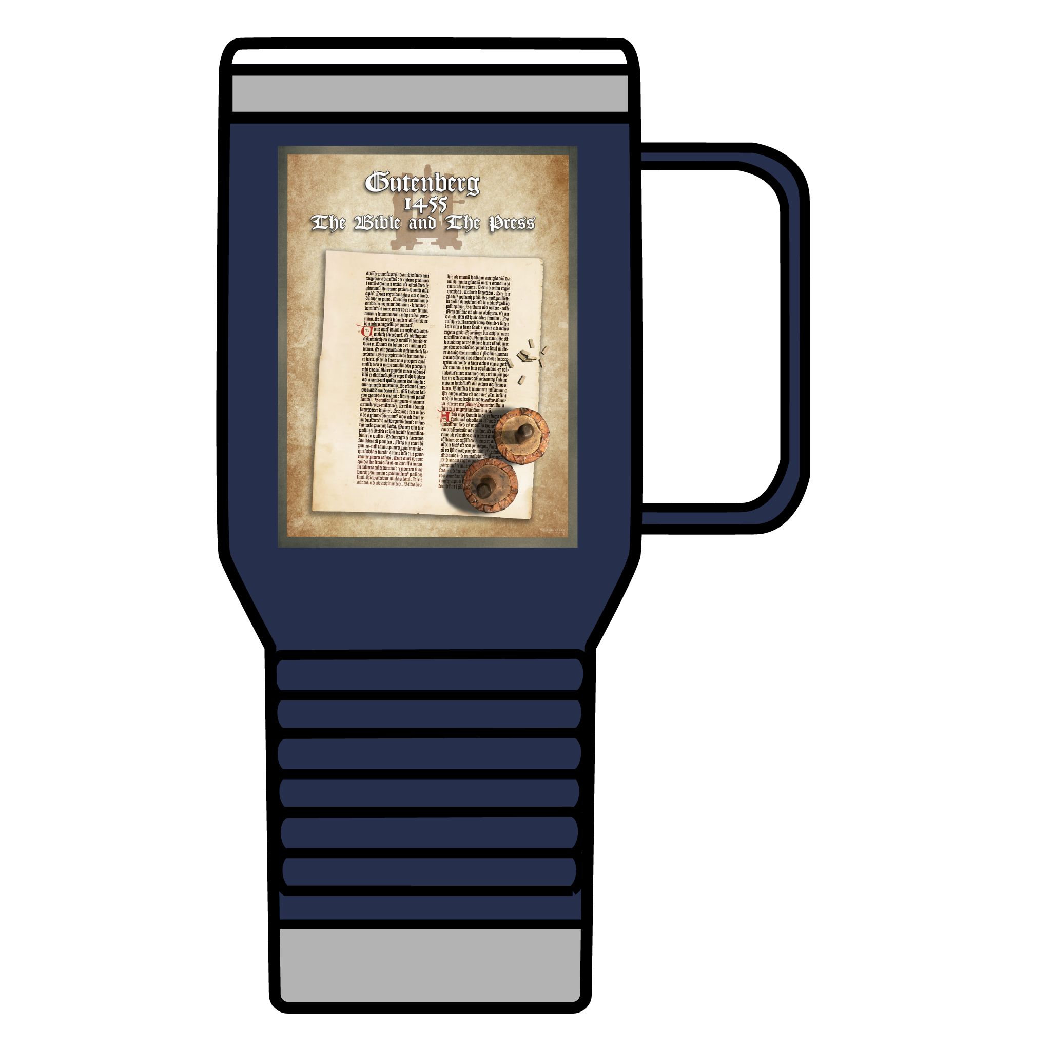 Gutenberg Bible: Inspirational Insulated Tumbler 20oz 9 Gutenberg Bible: Inspirational Insulated Tumbler 20oz - Image 9